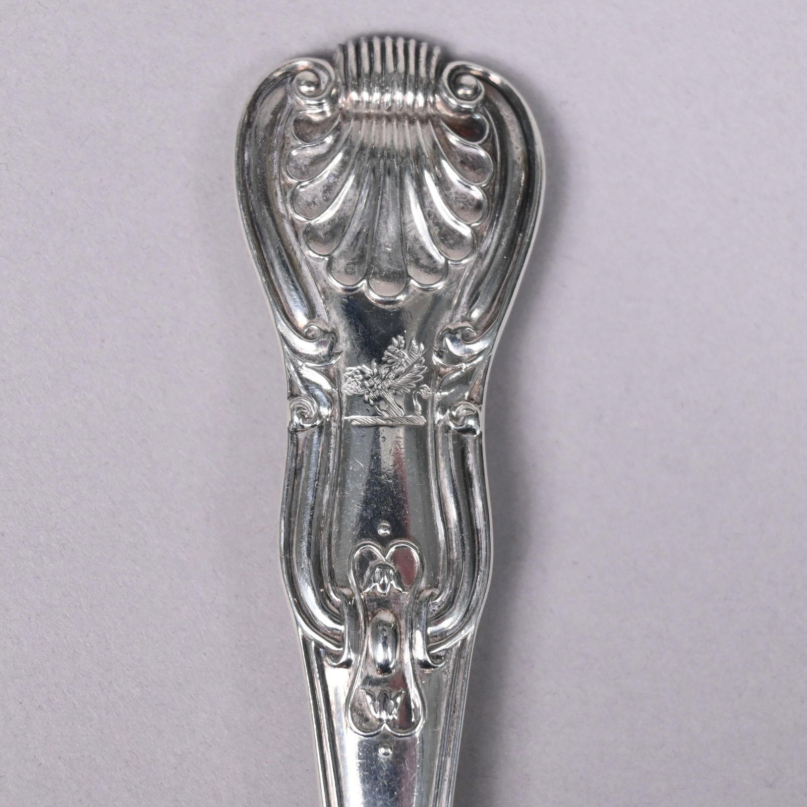 Five English Silver Table&Serving Spoons, P. Storr - 8