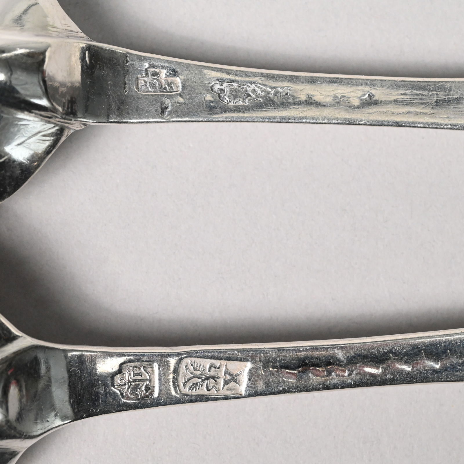 Dutch Silver 'Hanoverian' Tablefork and Tablespoon - 3