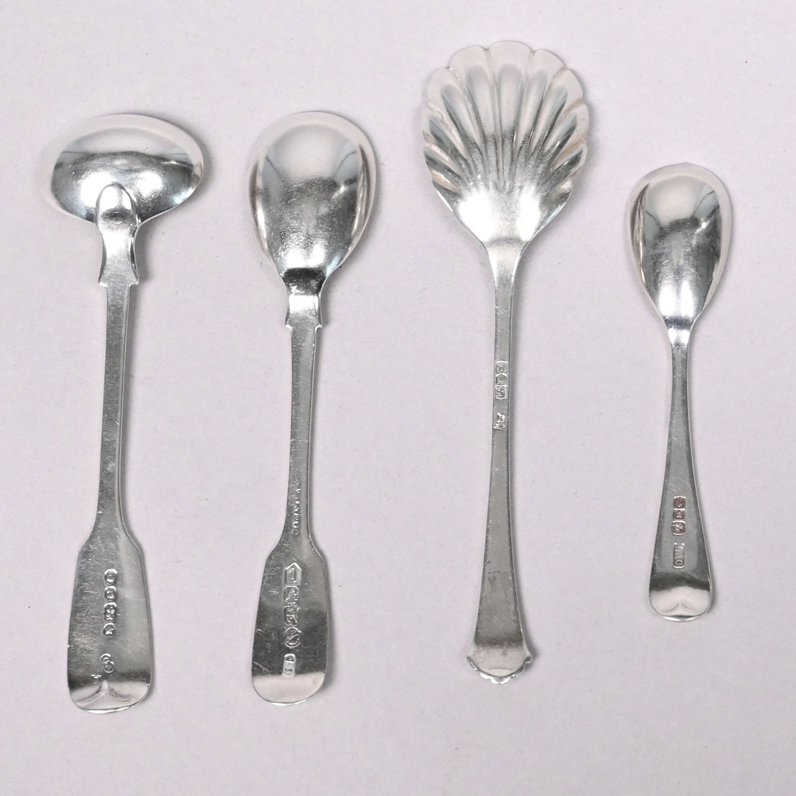 Group British Sterling Silver Flatware & Utensils - 10