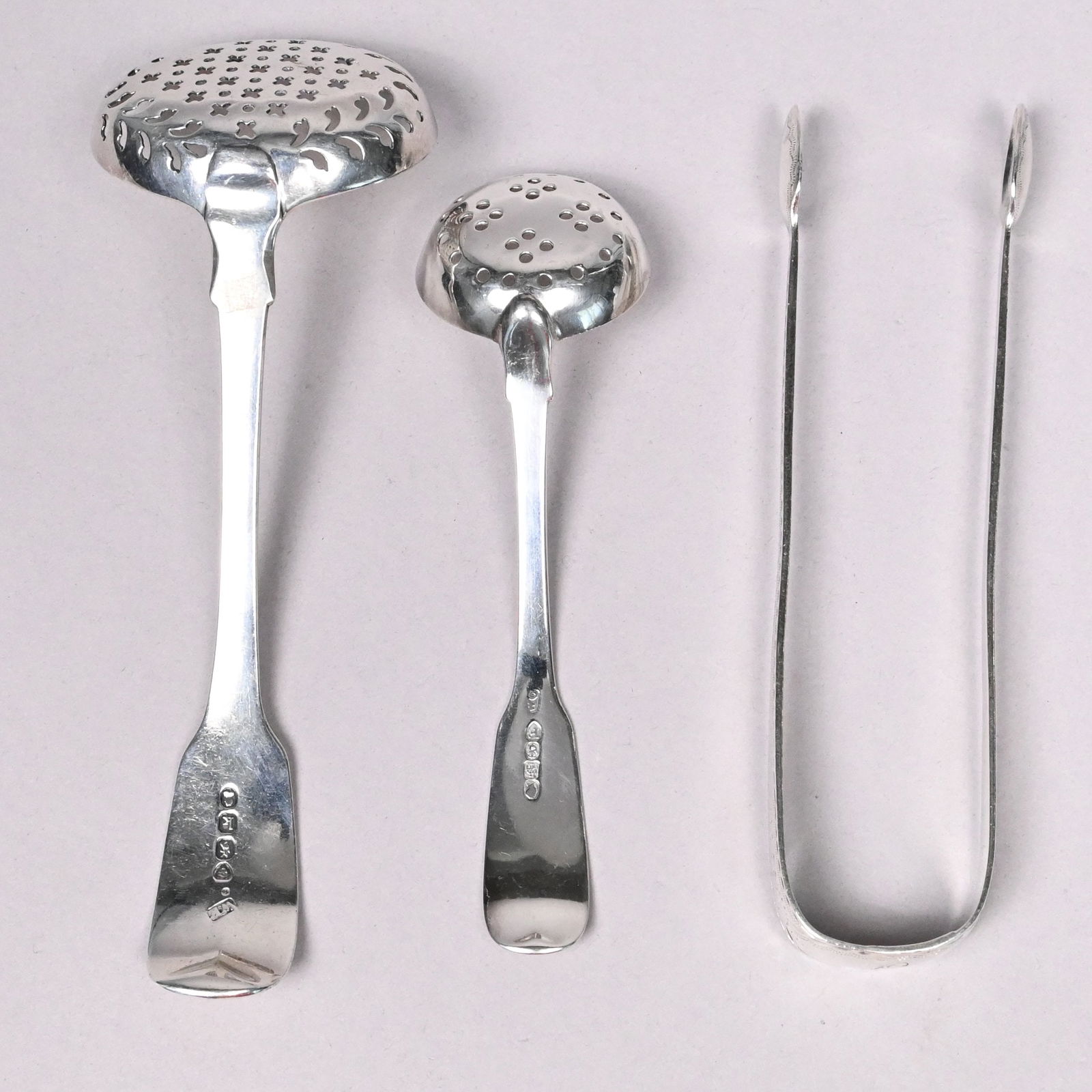 Group British Sterling Silver Flatware & Utensils - 6