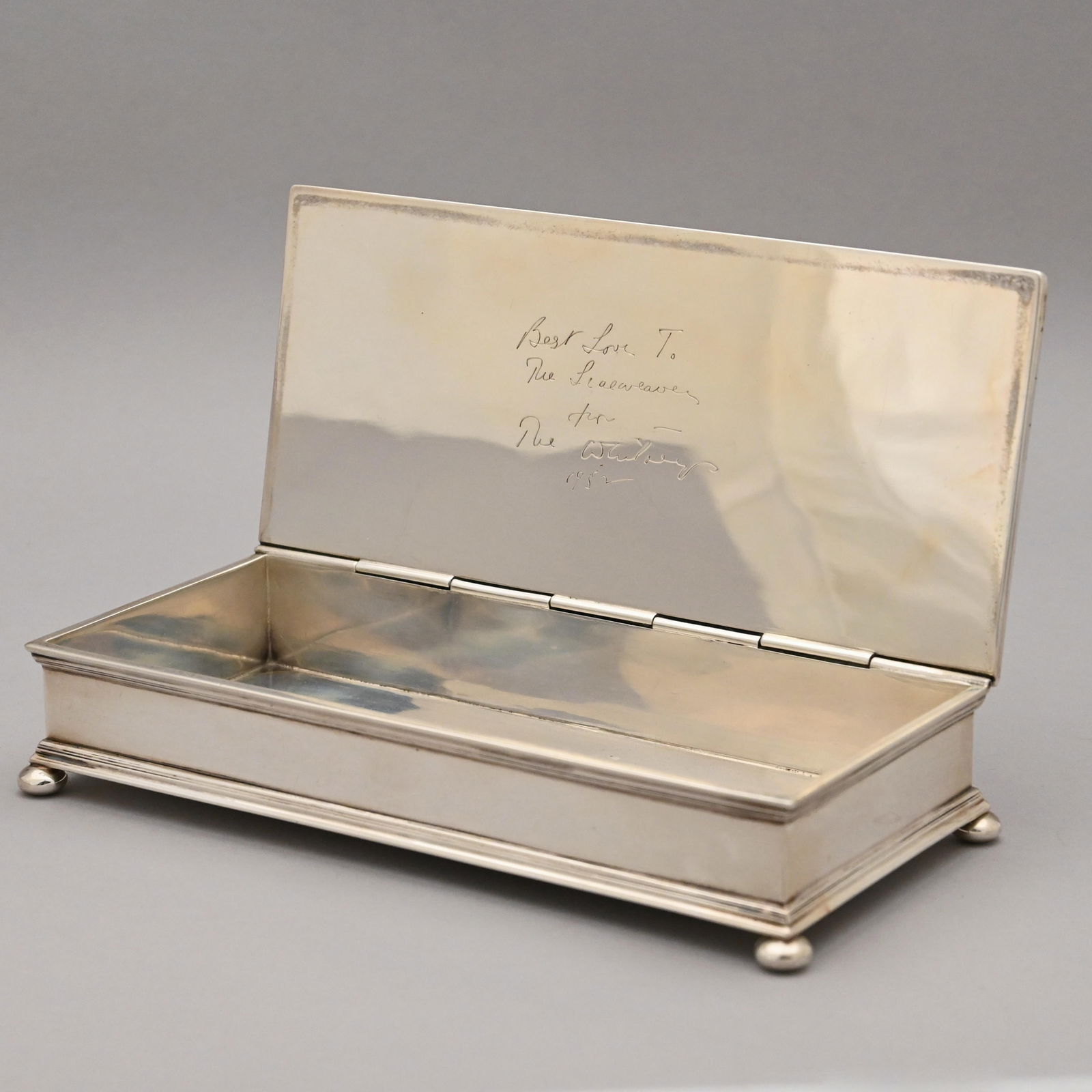 American Sterling Silver Cigarette Box - 6