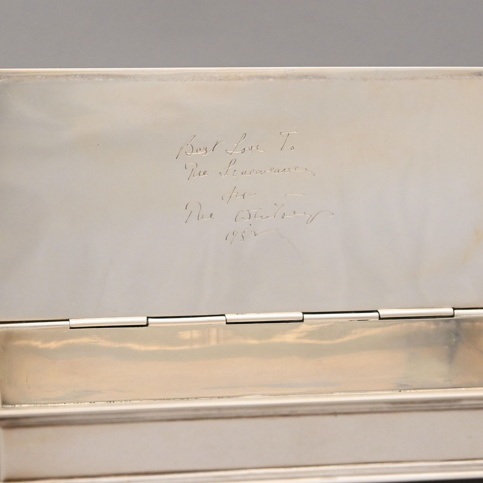 American Sterling Silver Cigarette Box - 7