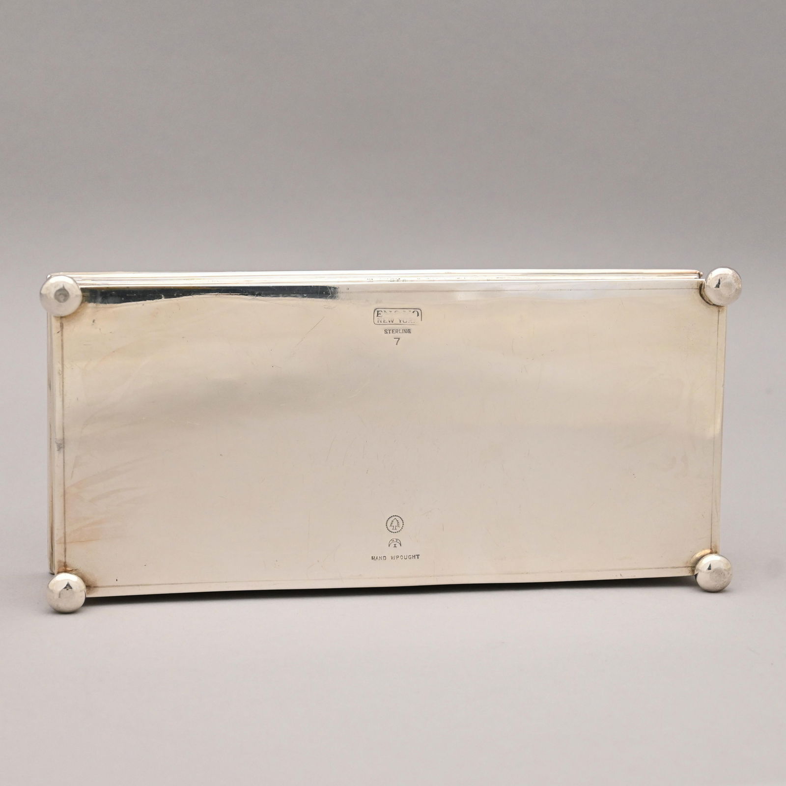 American Sterling Silver Cigarette Box - 9