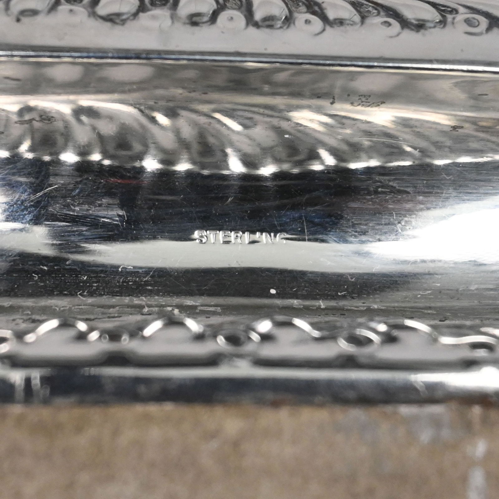 American Silver Four-Piece Dressing Table Set - 10