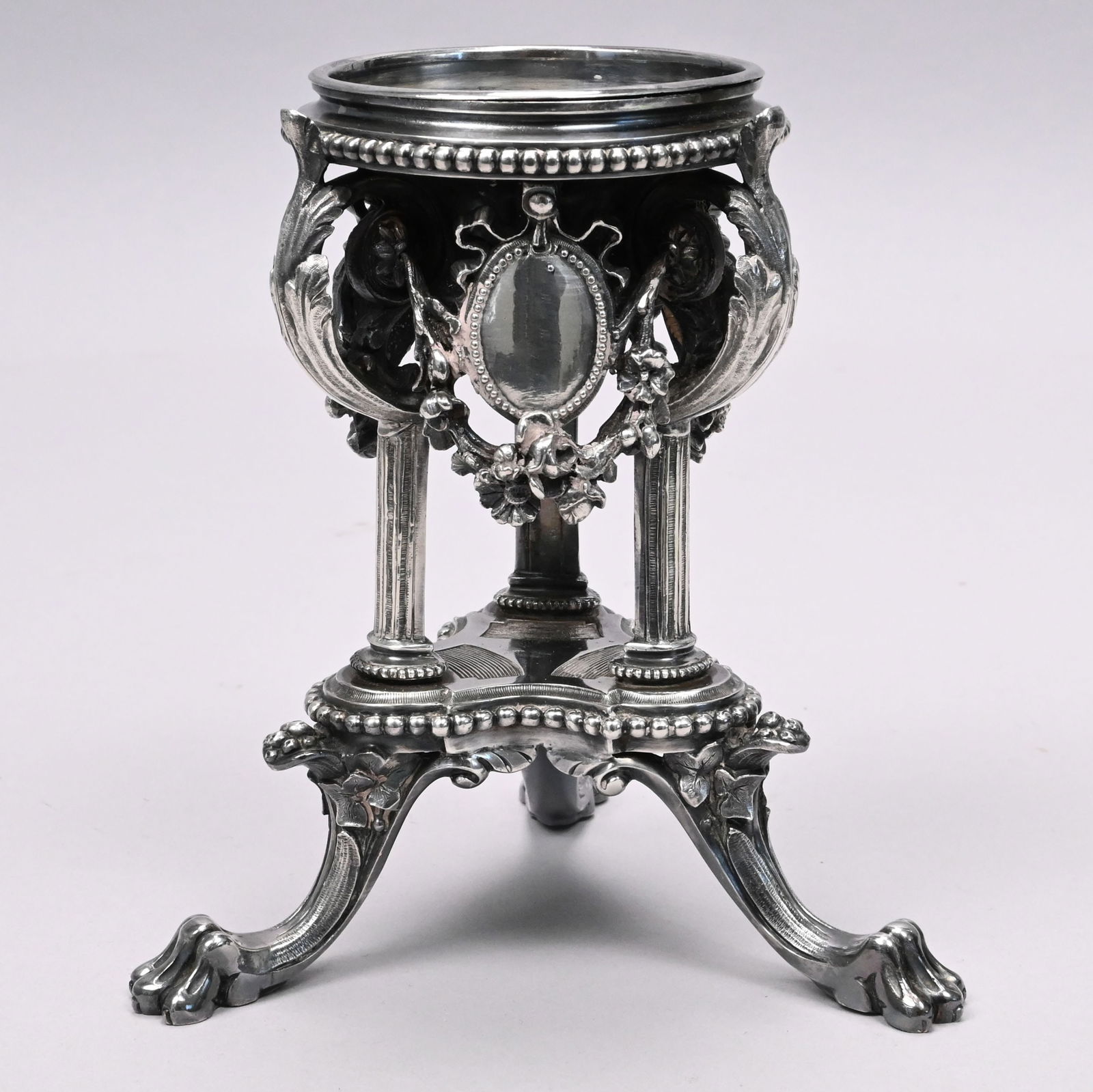 French Silverplate Stand, Cailar Bayard - 2