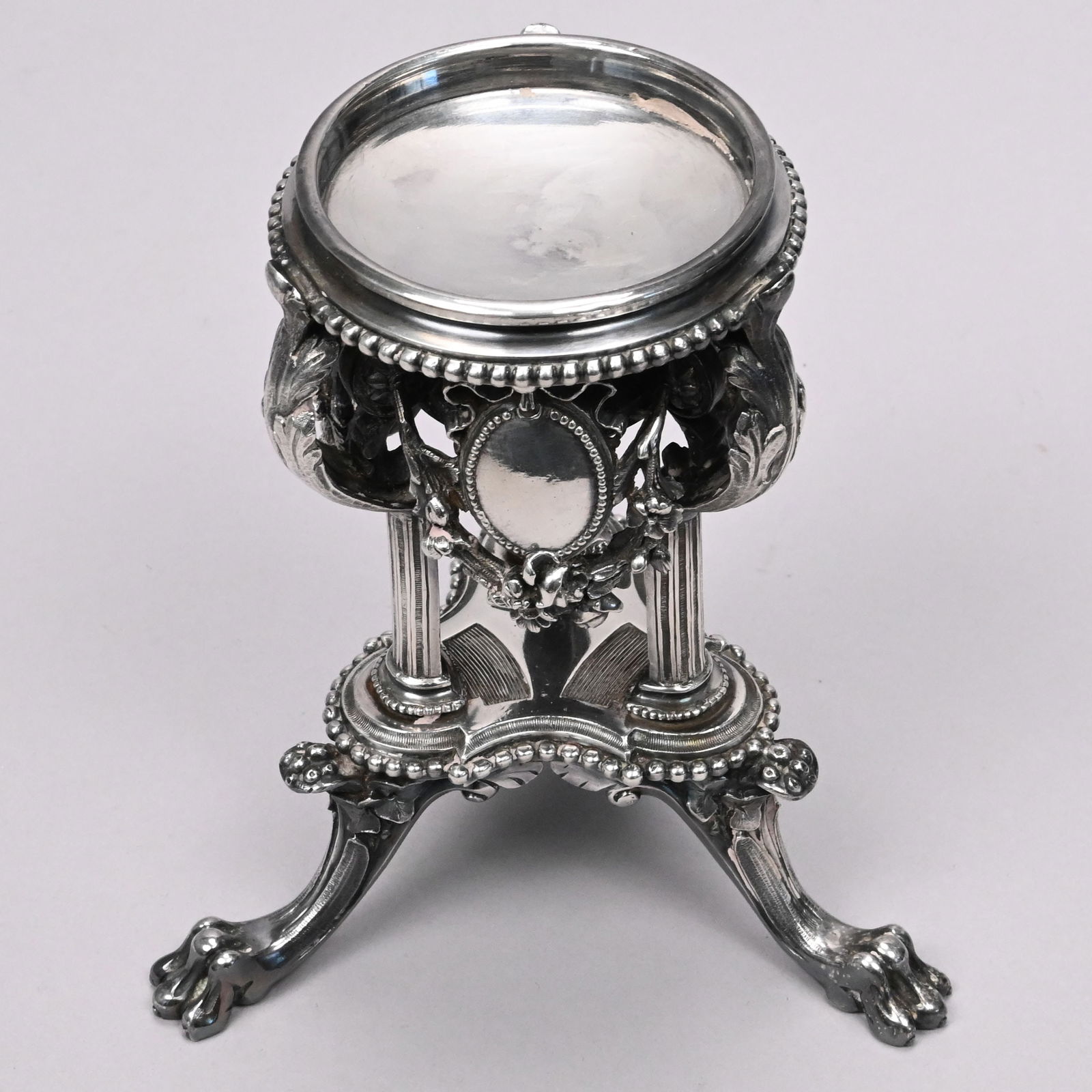 French Silverplate Stand, Cailar Bayard - 4