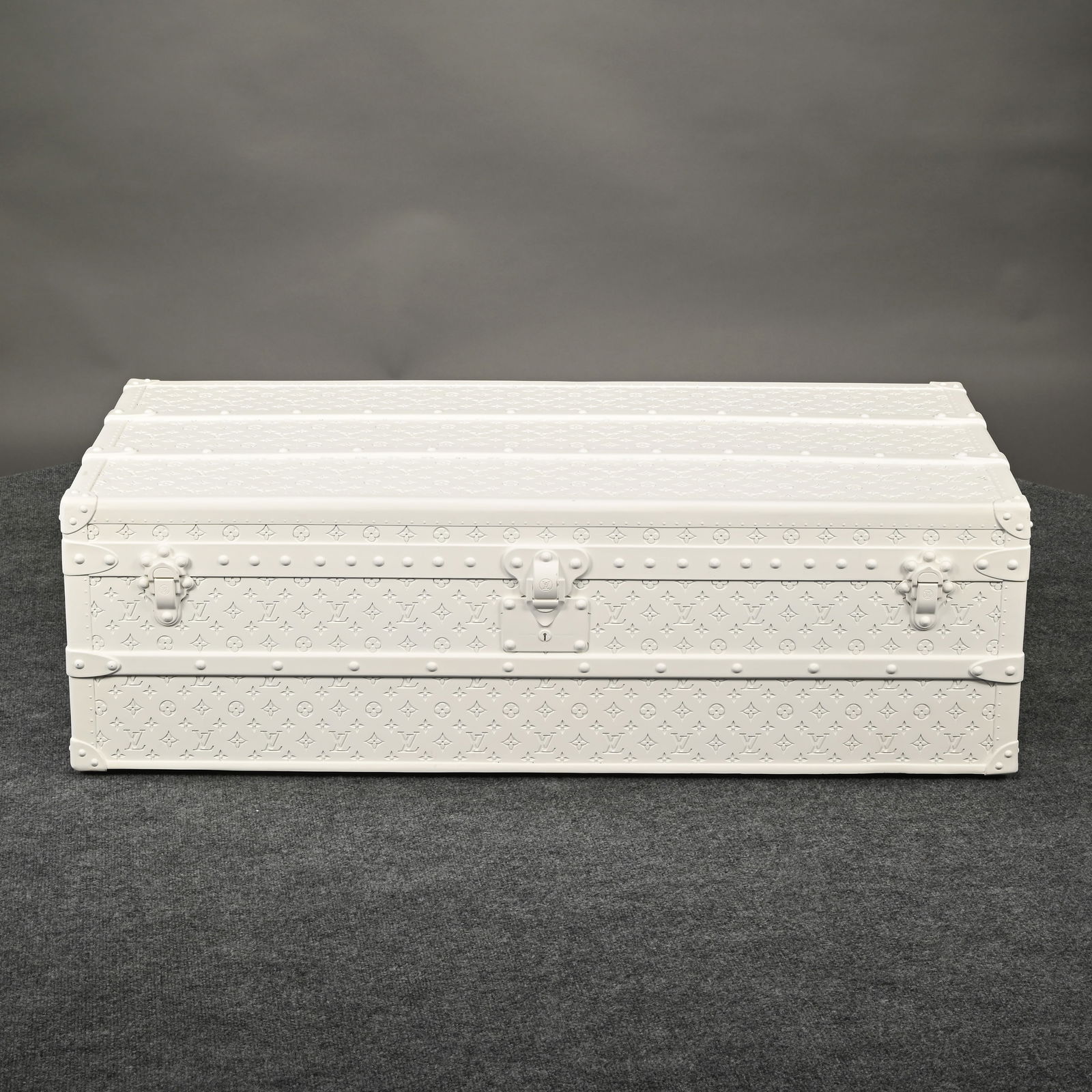 Two Louis Vuitton Store Display Steamer Trunks - 12