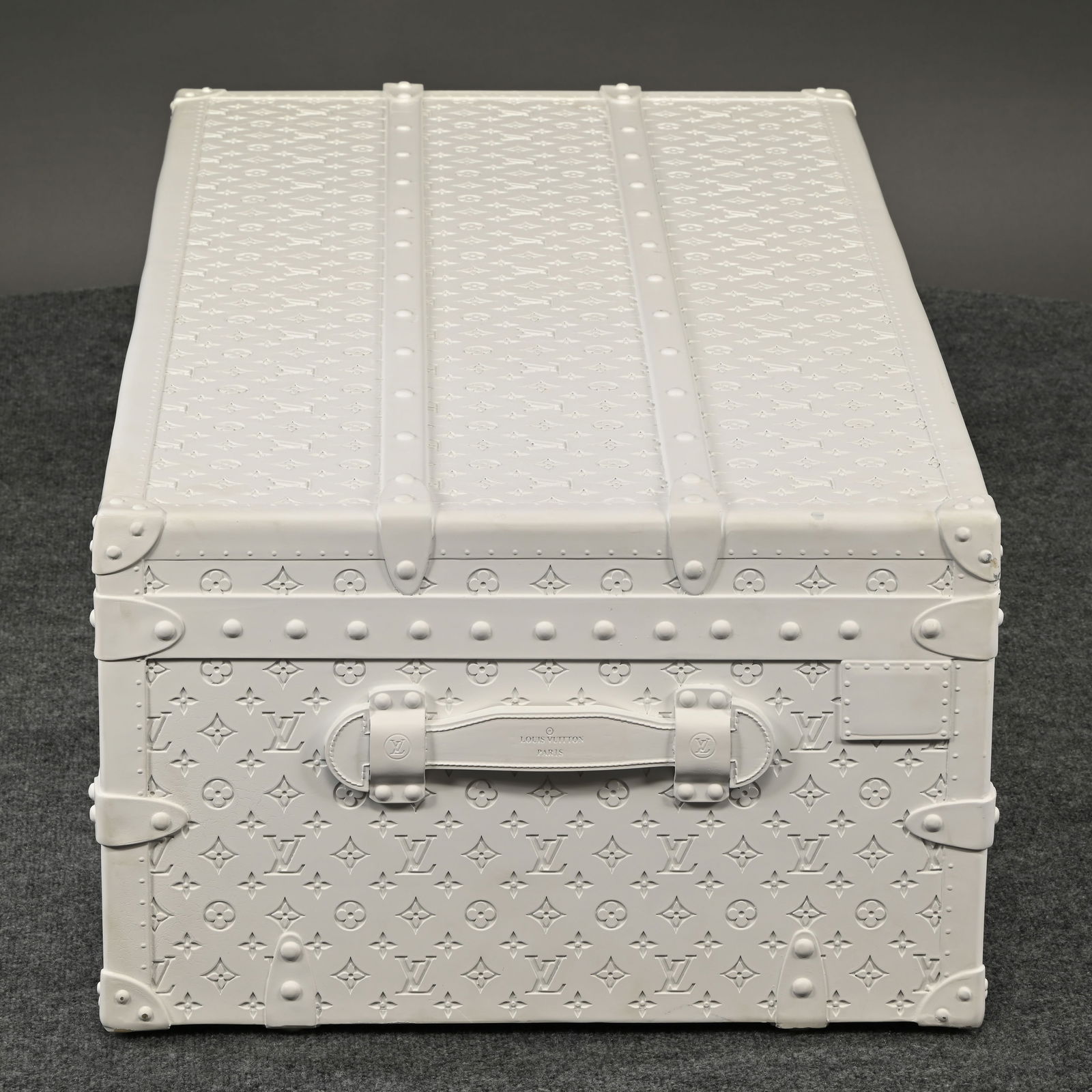 Two Louis Vuitton Store Display Steamer Trunks - 9