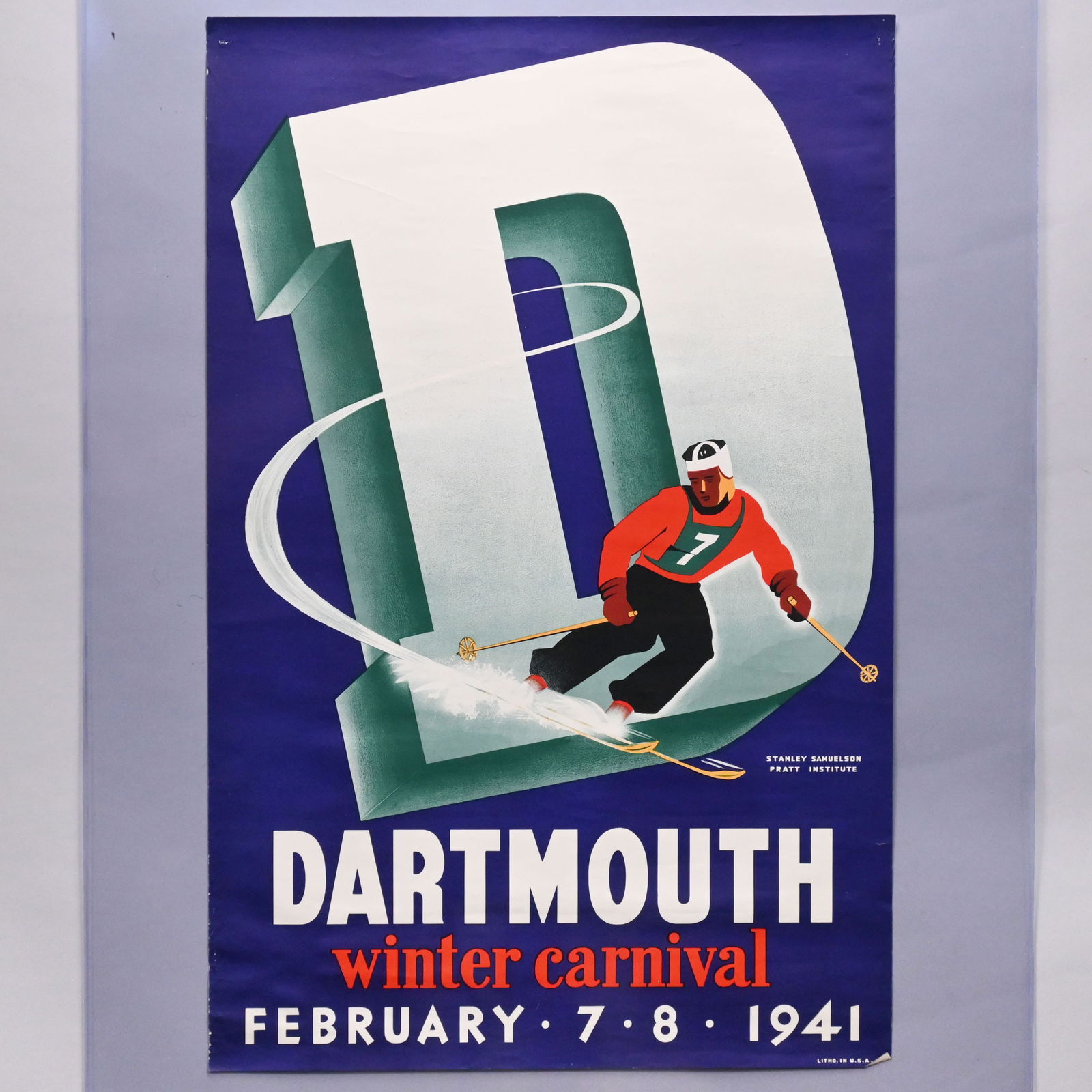 Stanley Samuelson-Dartmouth Winter Carnival Poster (1 of 10)