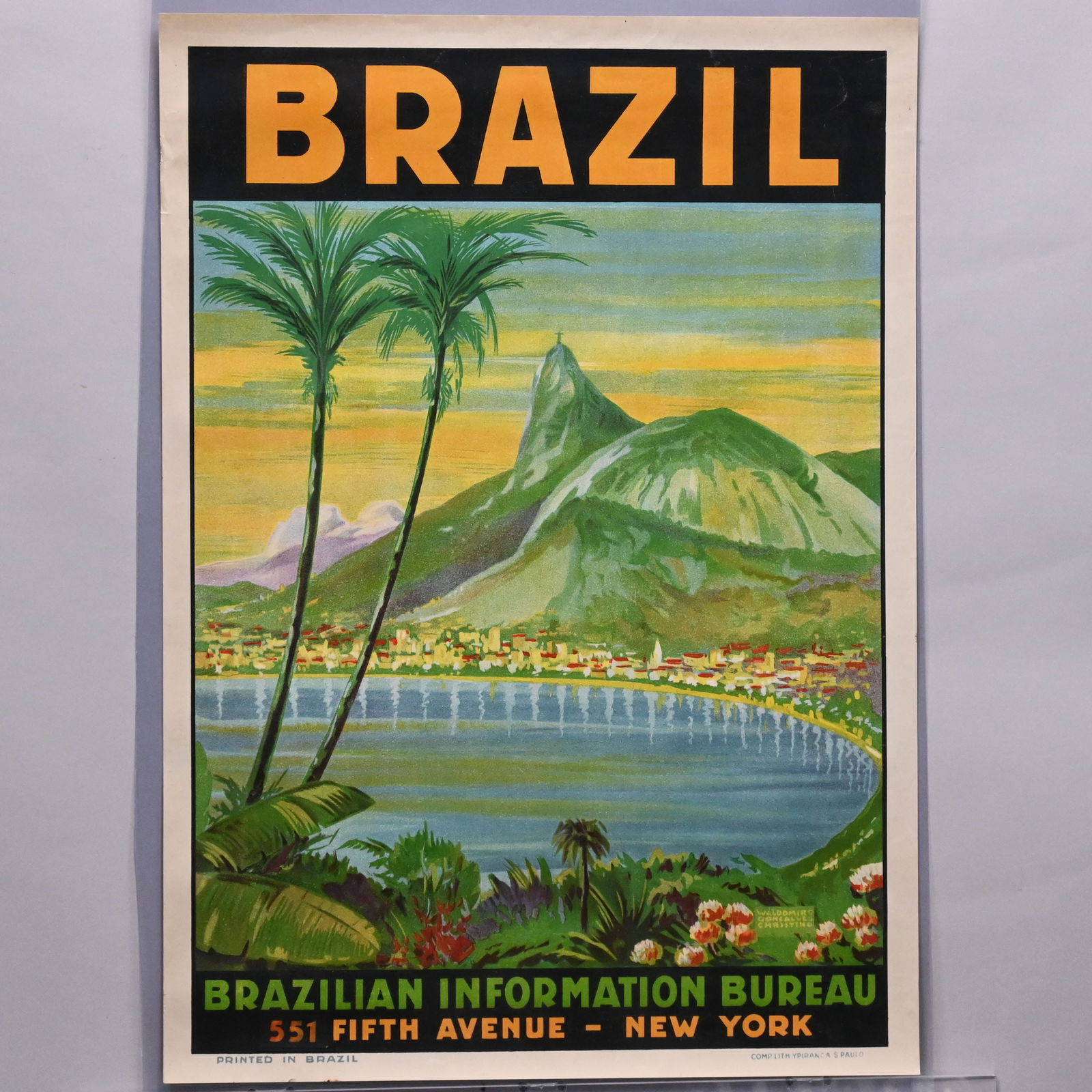 Brazil/Brazilian Information Bureau Travel Poster (1 of 8)
