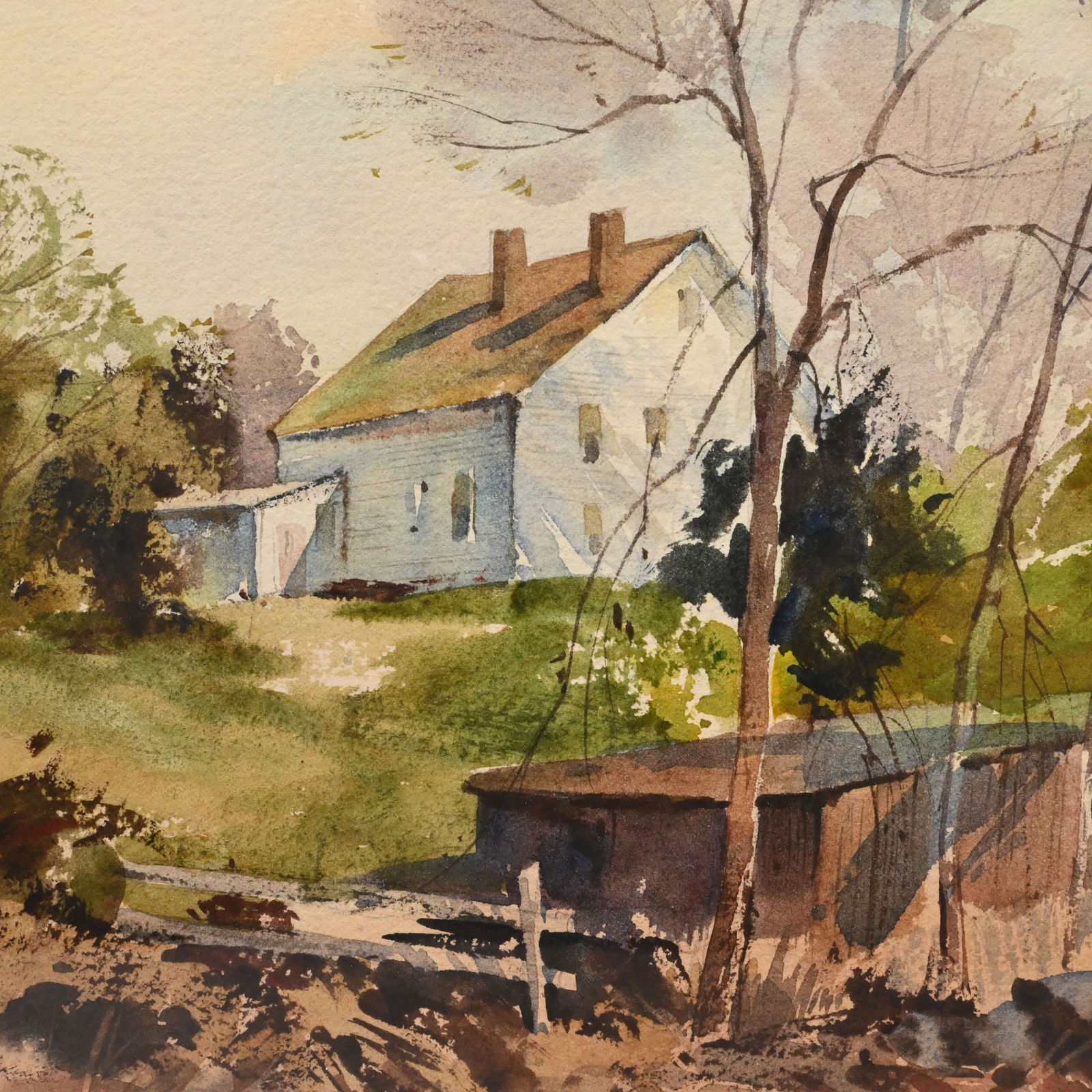 Bernard Corey - Farmhouse and Barn - 2