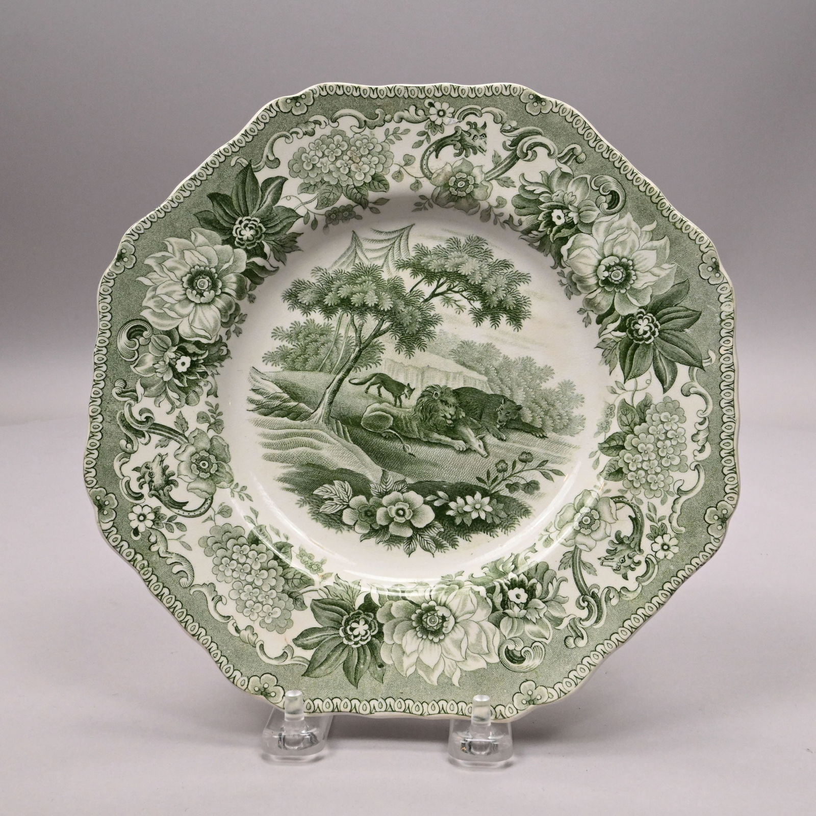 Five Spode 'Aesop's Fables' Dinner Wares - 13