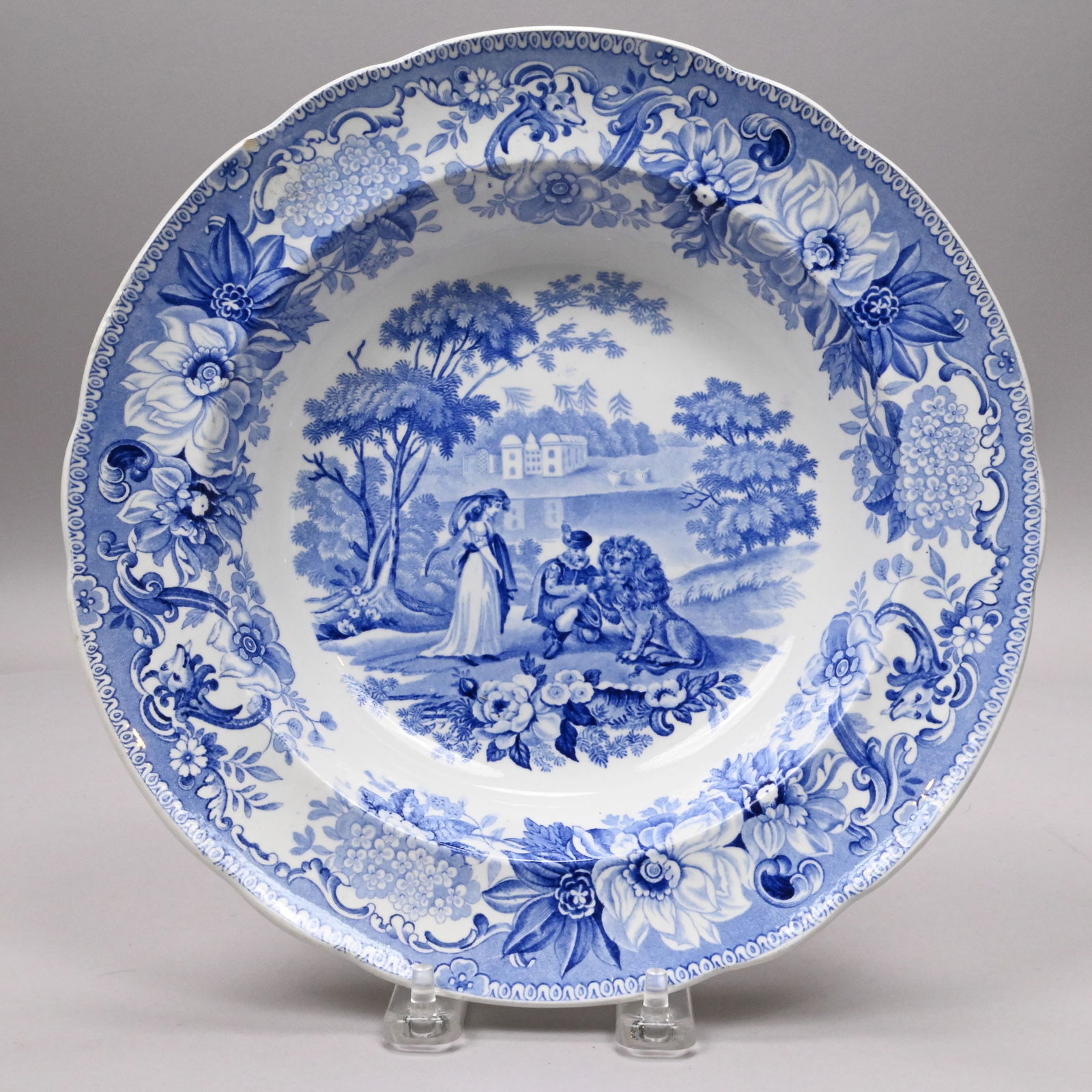 Five Spode 'Aesop's Fables' Dinner Wares - 5