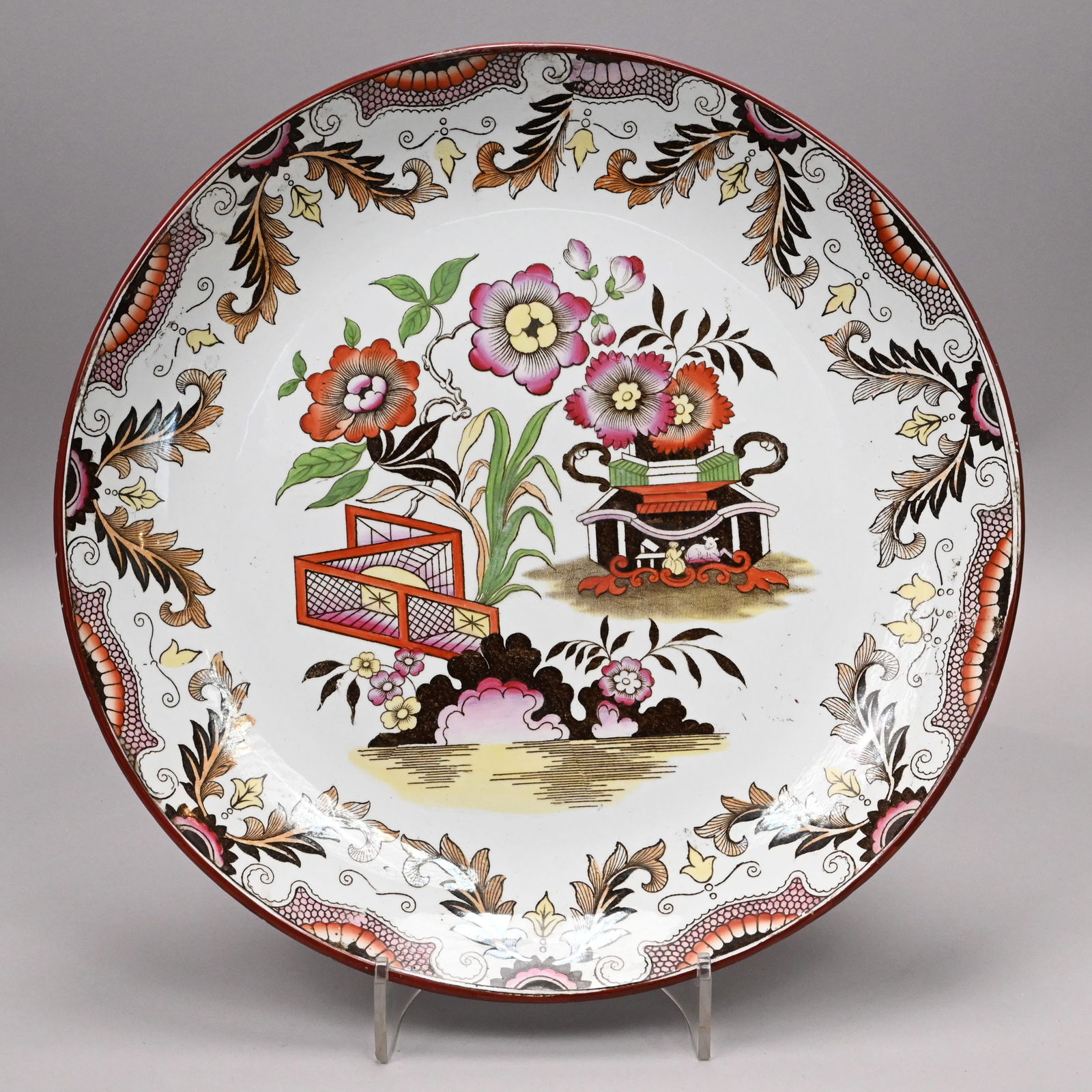 Three English Imari-Decorated Serving Wares (1 of 10)
