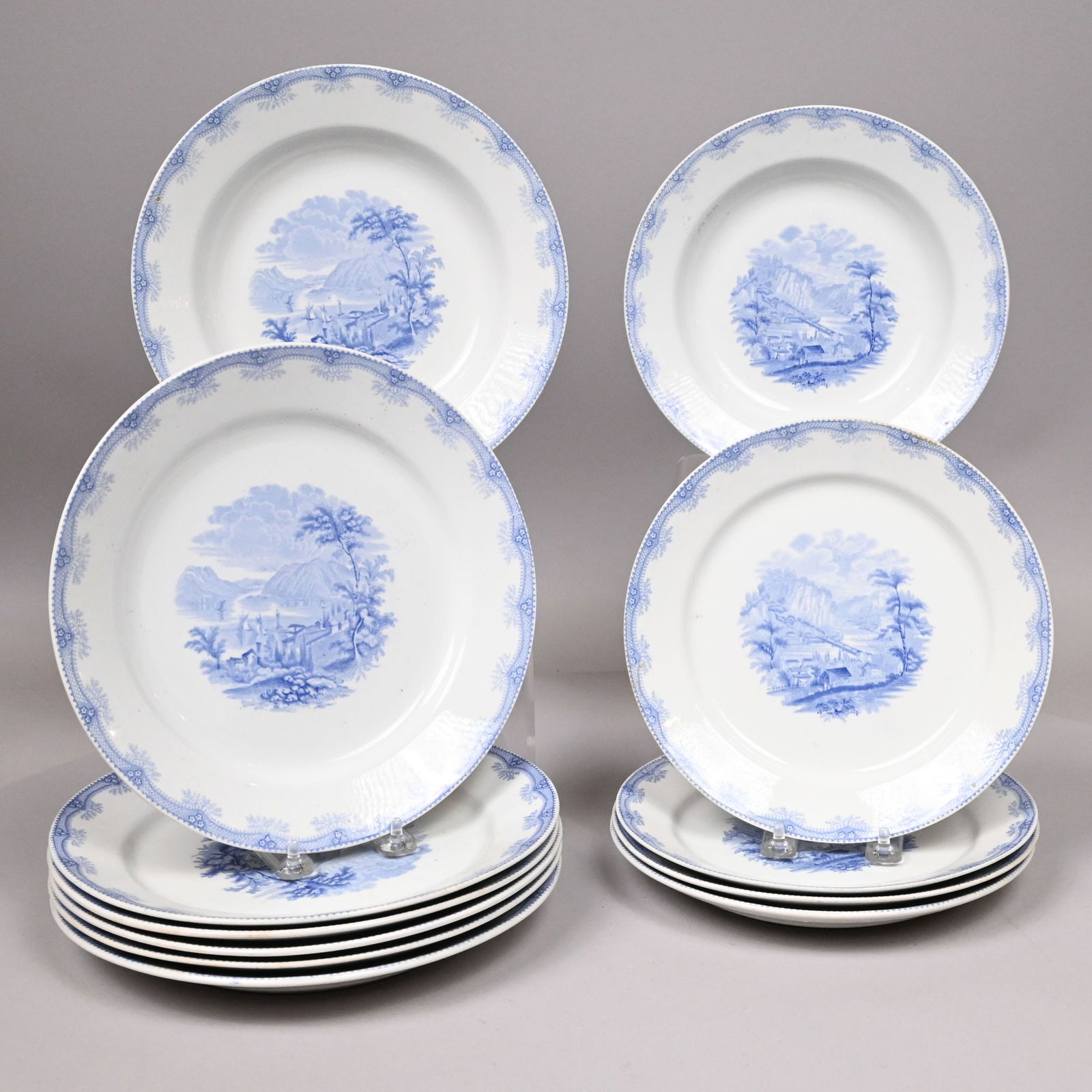 'American Scenery' Series, 12 Staffordshire Wares (1 of 9)