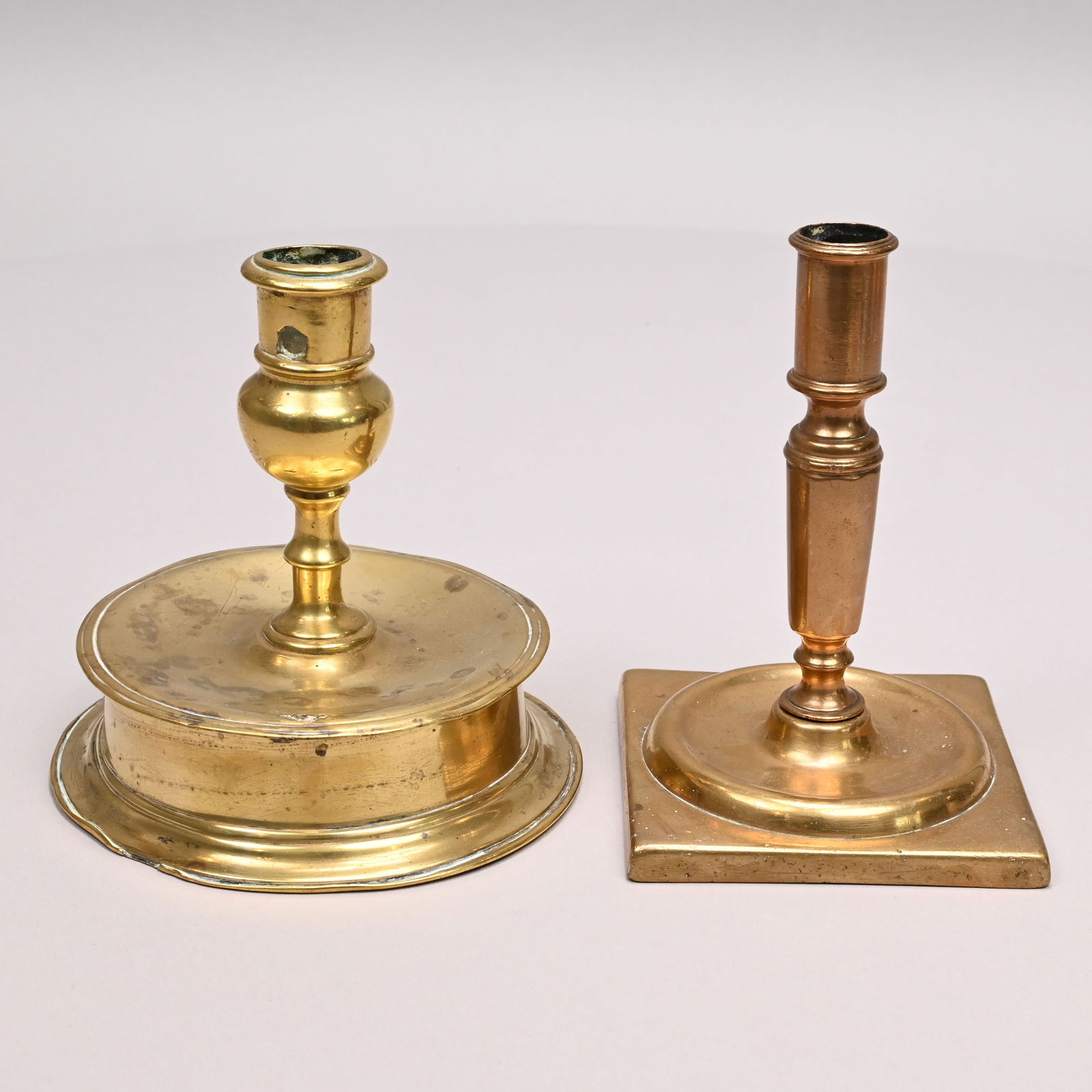 Two Brass Candlesticks (1 of 7)