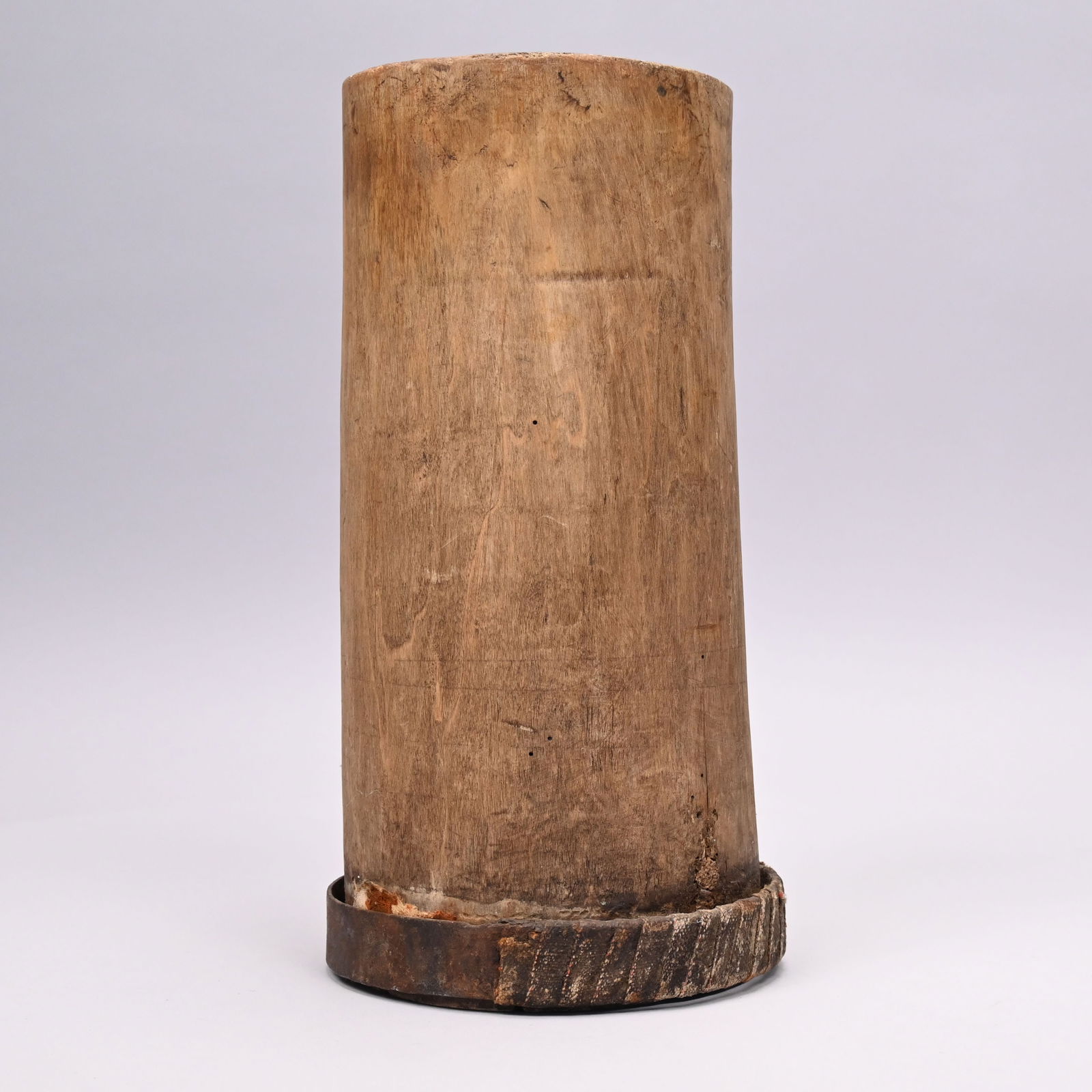 Primitive Small Hornbeam Tree Trunk Barrel - 2