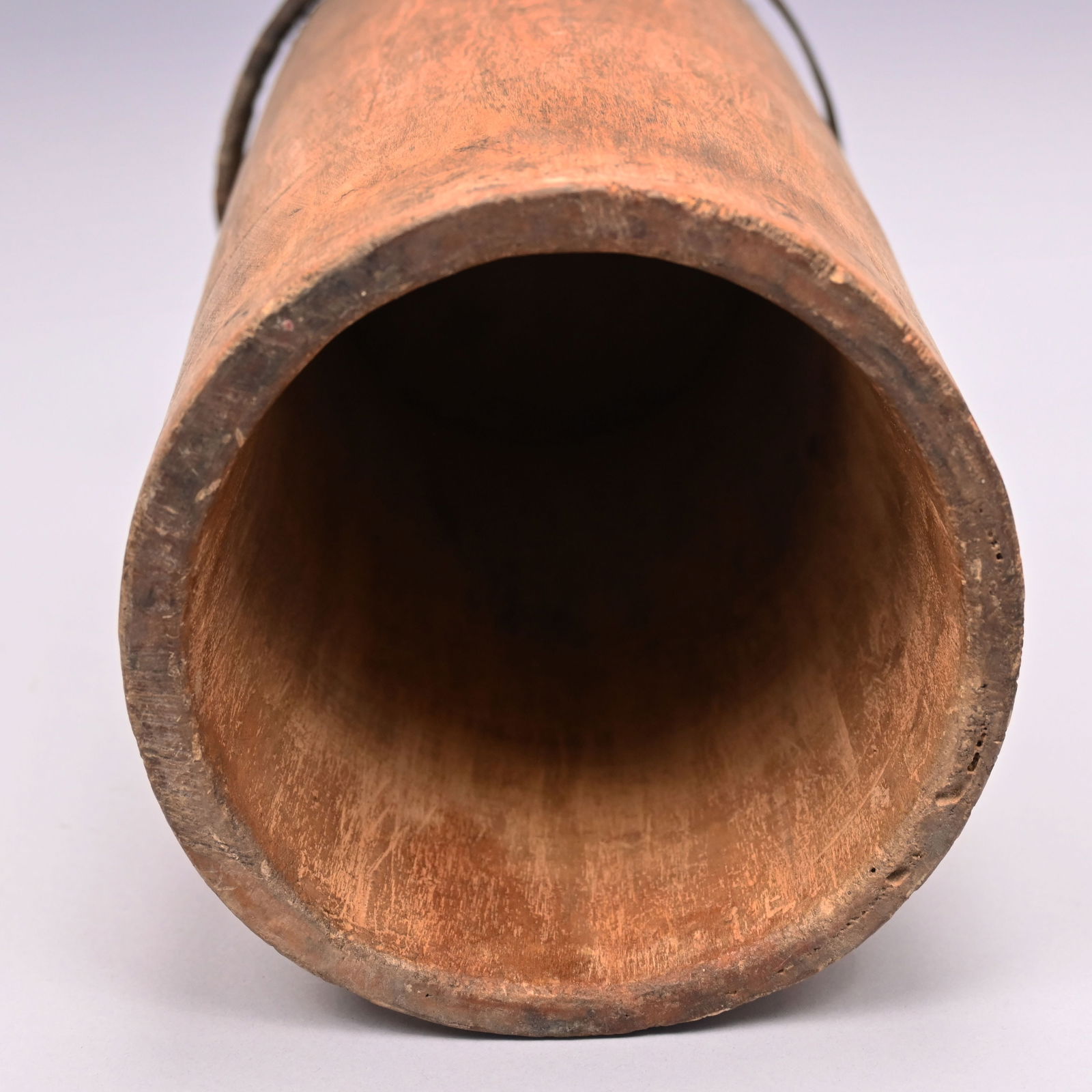 Primitive Small Hornbeam Tree Trunk Barrel - 6