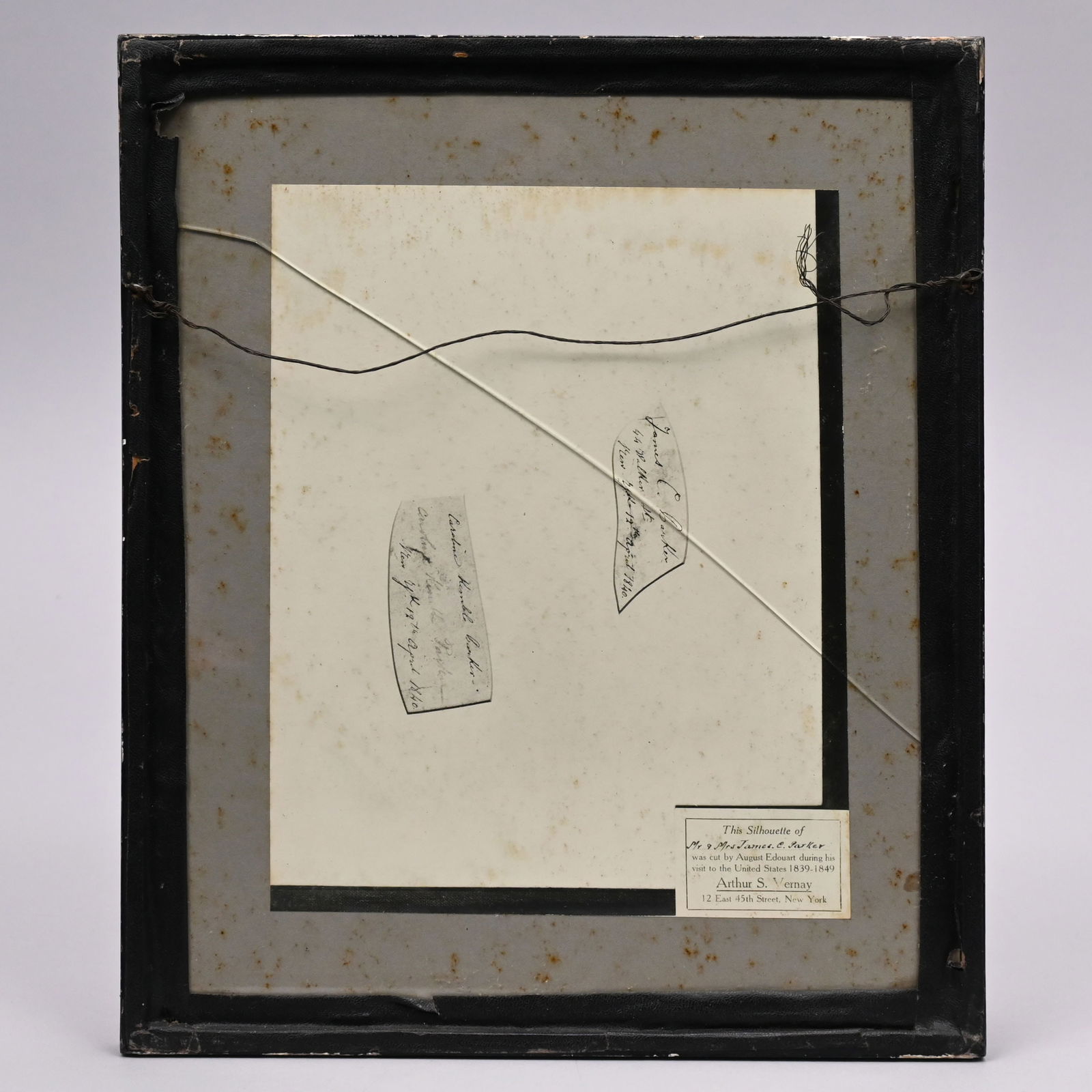 Auguste Edouarte - Three American Silhouettes - 11