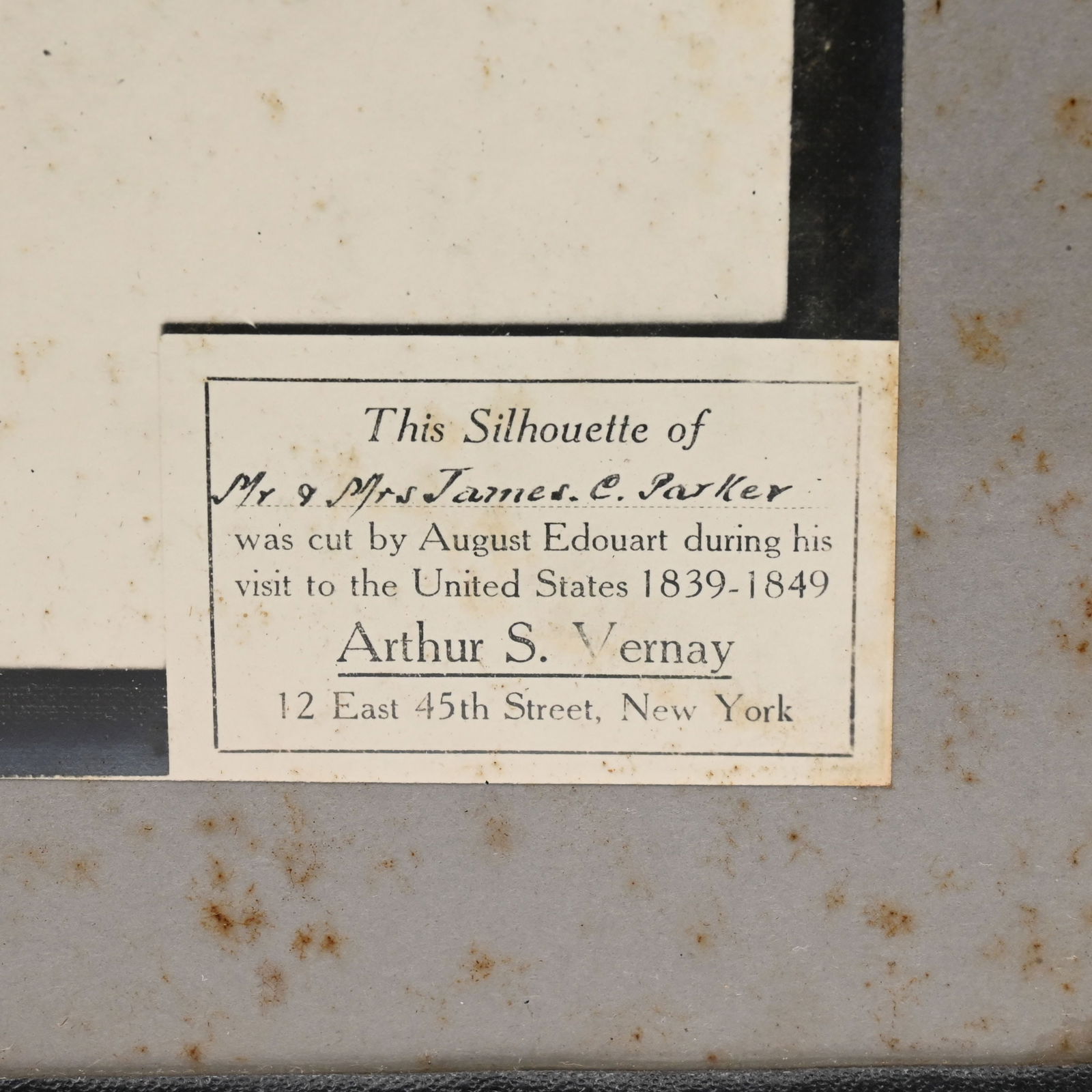 Auguste Edouarte - Three American Silhouettes - 14