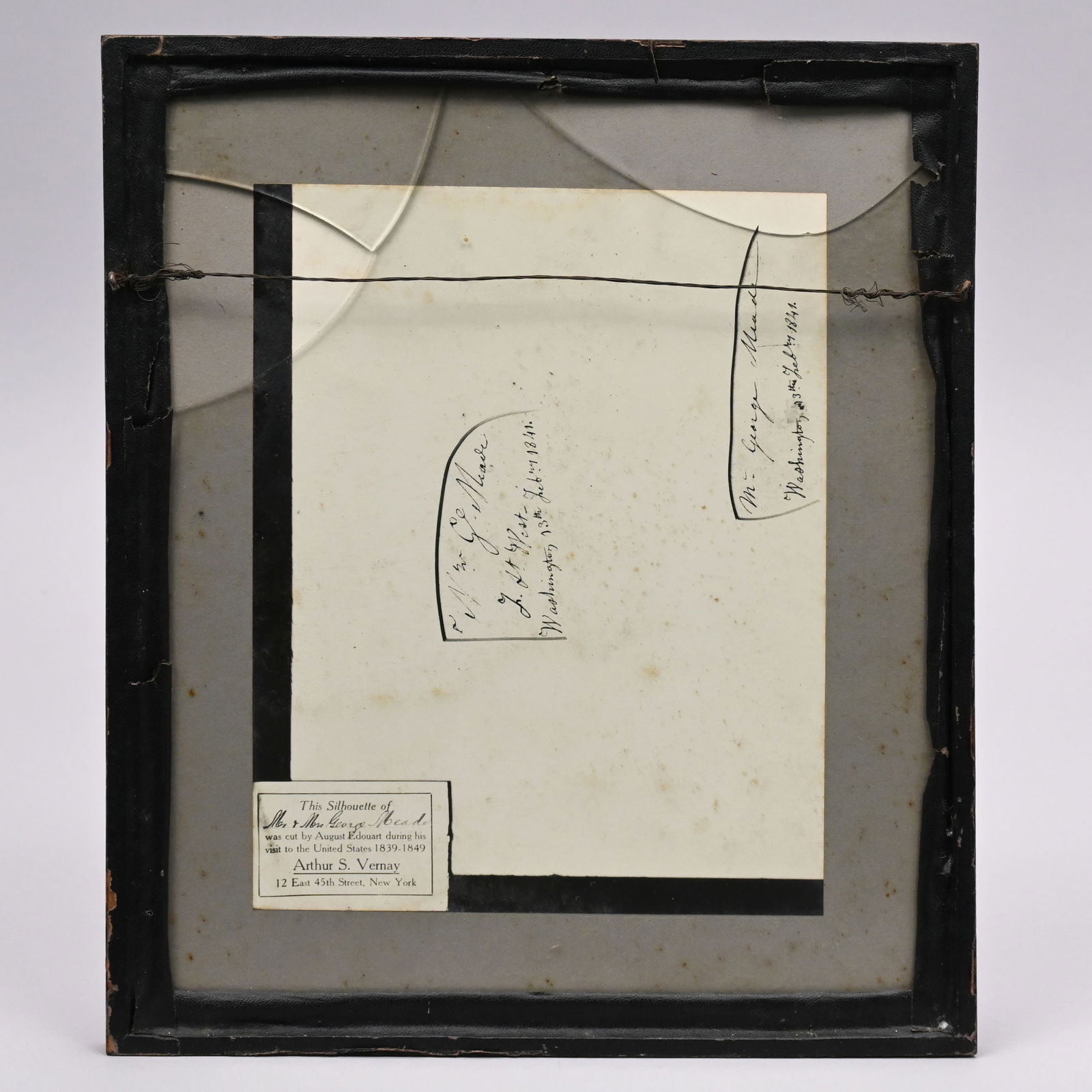 Auguste Edouarte - Three American Silhouettes - 16