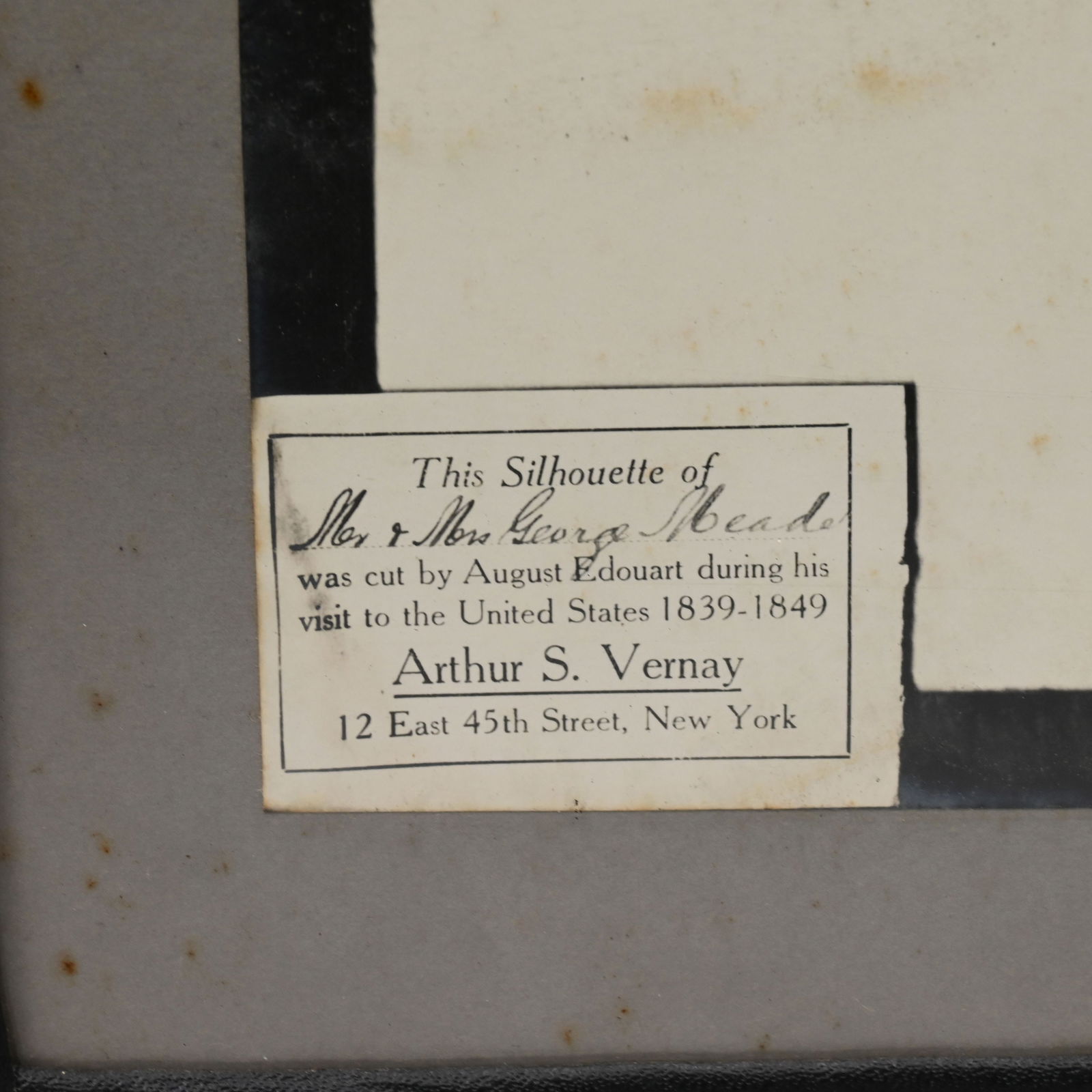 Auguste Edouarte - Three American Silhouettes - 19