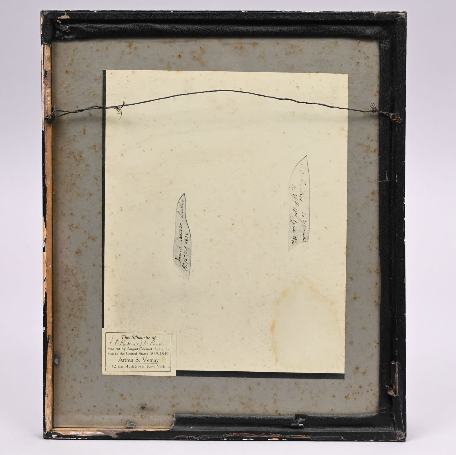 Auguste Edouarte - Three American Silhouettes - 5