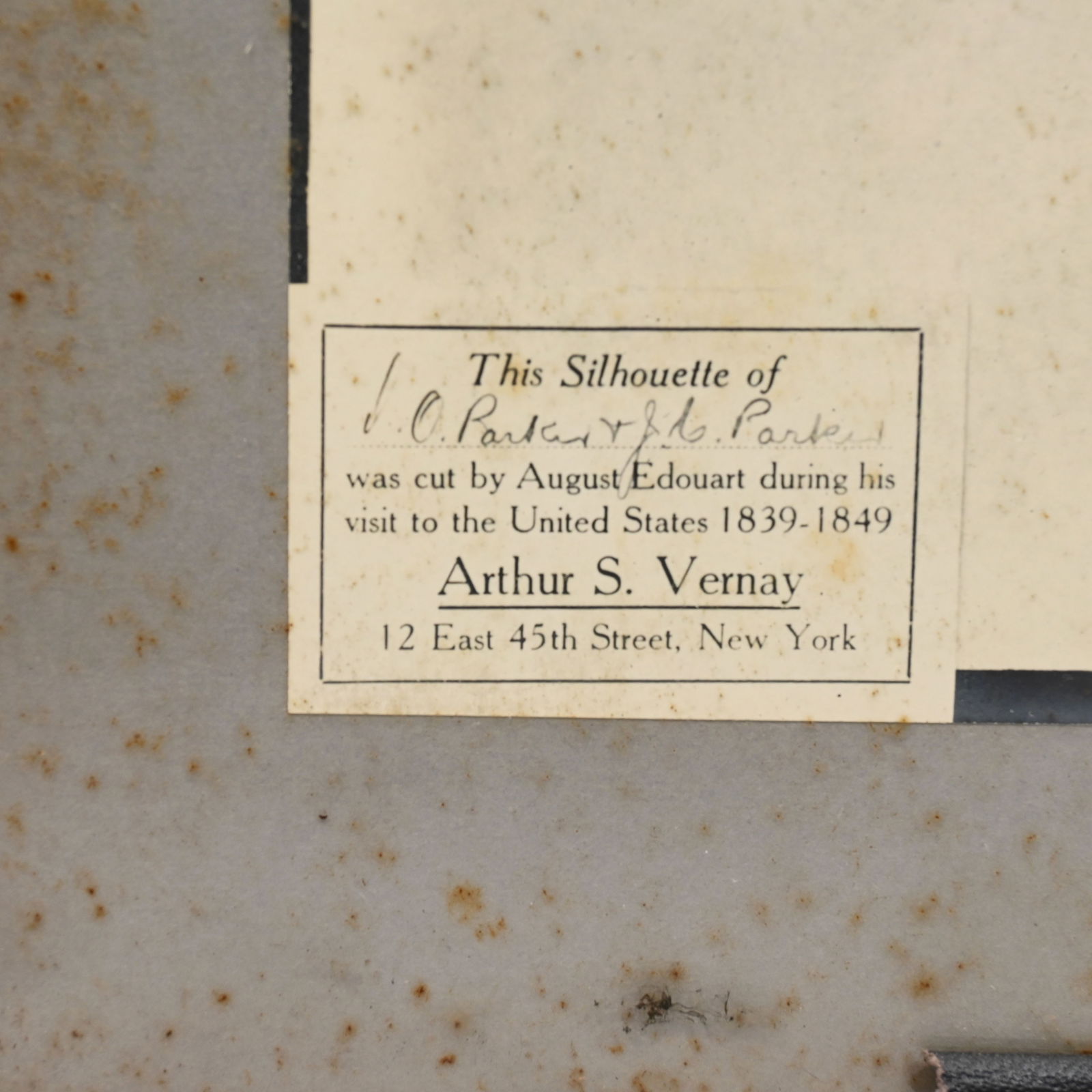 Auguste Edouarte - Three American Silhouettes - 8