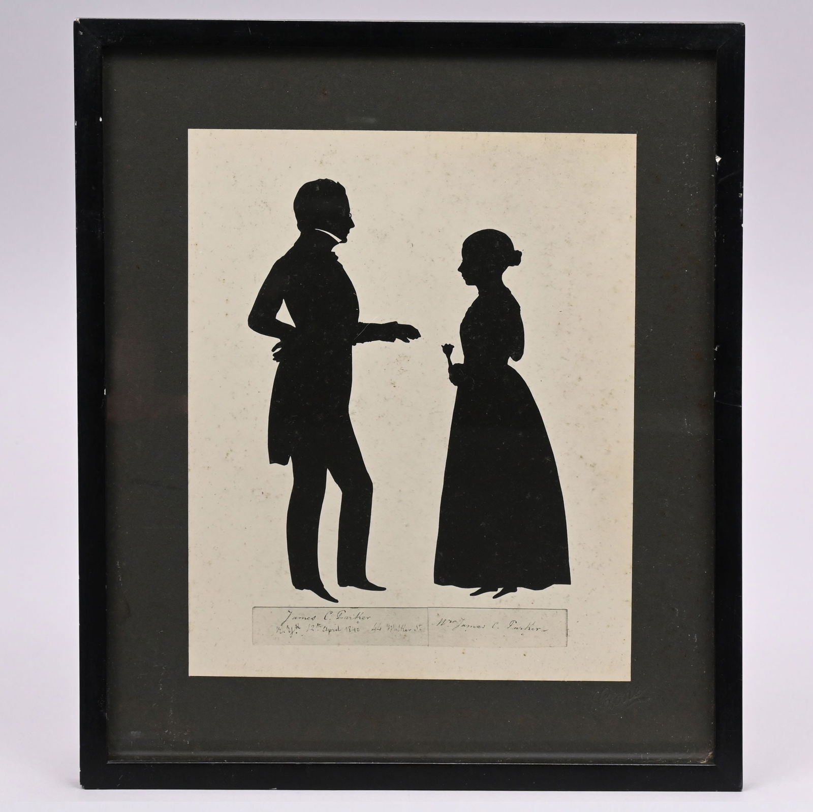 Auguste Edouarte - Three American Silhouettes - 9