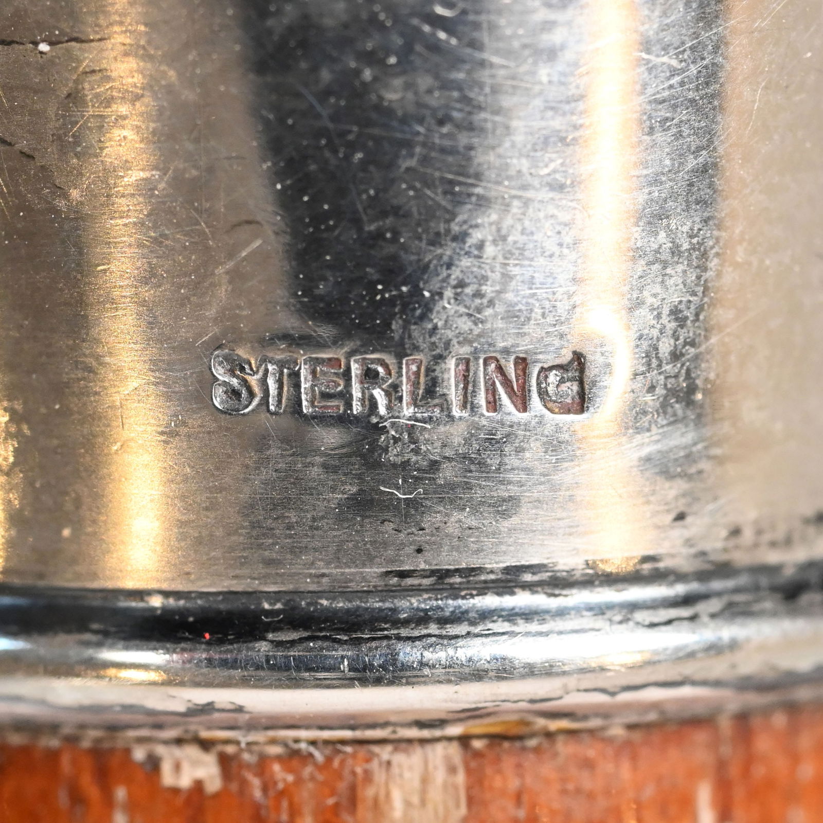 Morton D. Bogue's Silver& Walnut Presentation Cane - 8