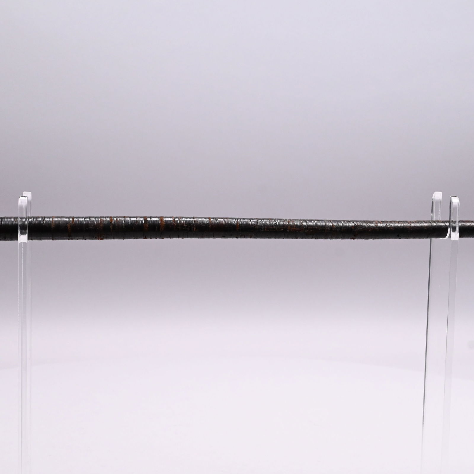 Two Leather-Wrapped Walking Sticks and a Cane - 3