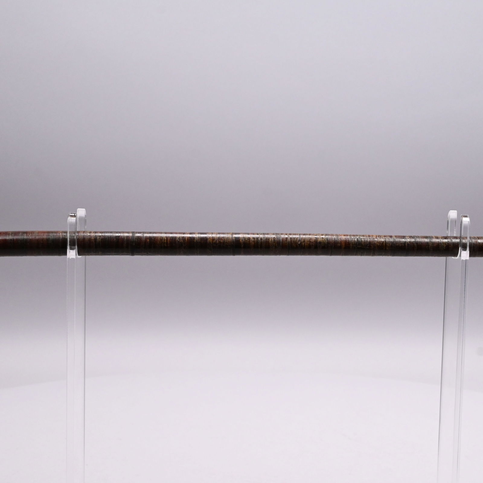 Two Leather-Wrapped Walking Sticks and a Cane - 9