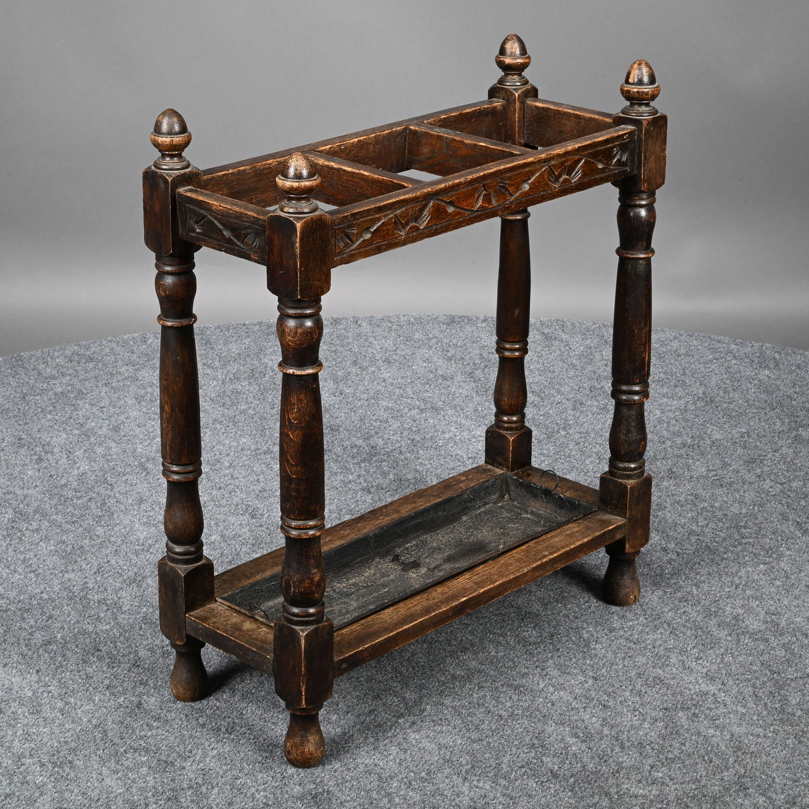 English Oak Cane or Umbrella Stand (1 of 6)