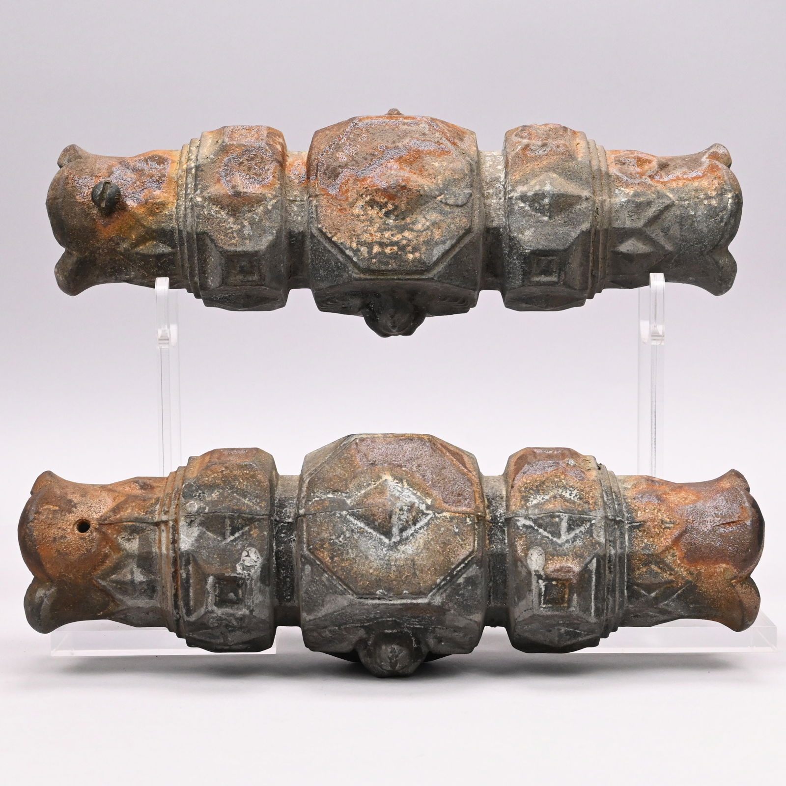 Pair of Cast Zinc Architectural Elements - 2