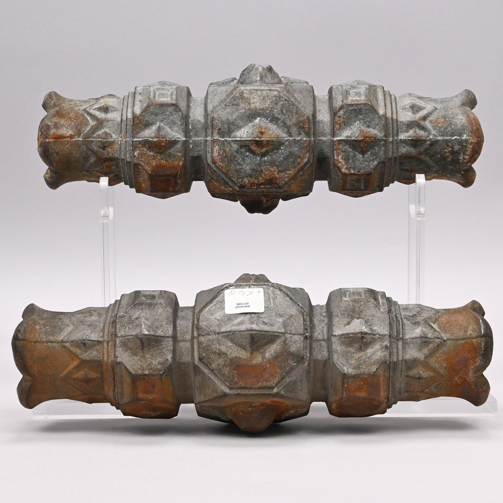 Pair of Cast Zinc Architectural Elements - 4