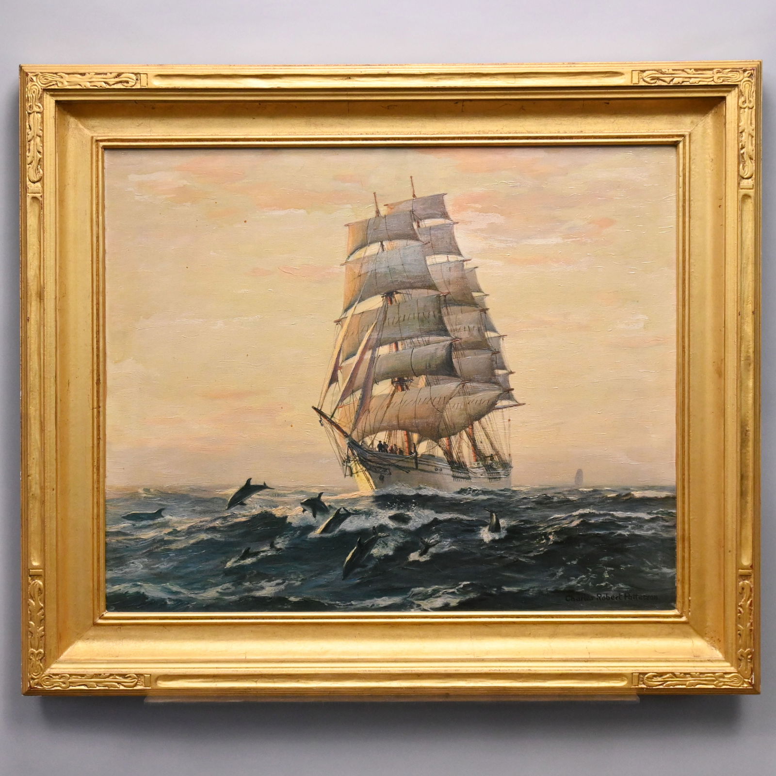 C. Patterson-"Abner Coburn" Led to Sea by Dolphins (1 of 5)