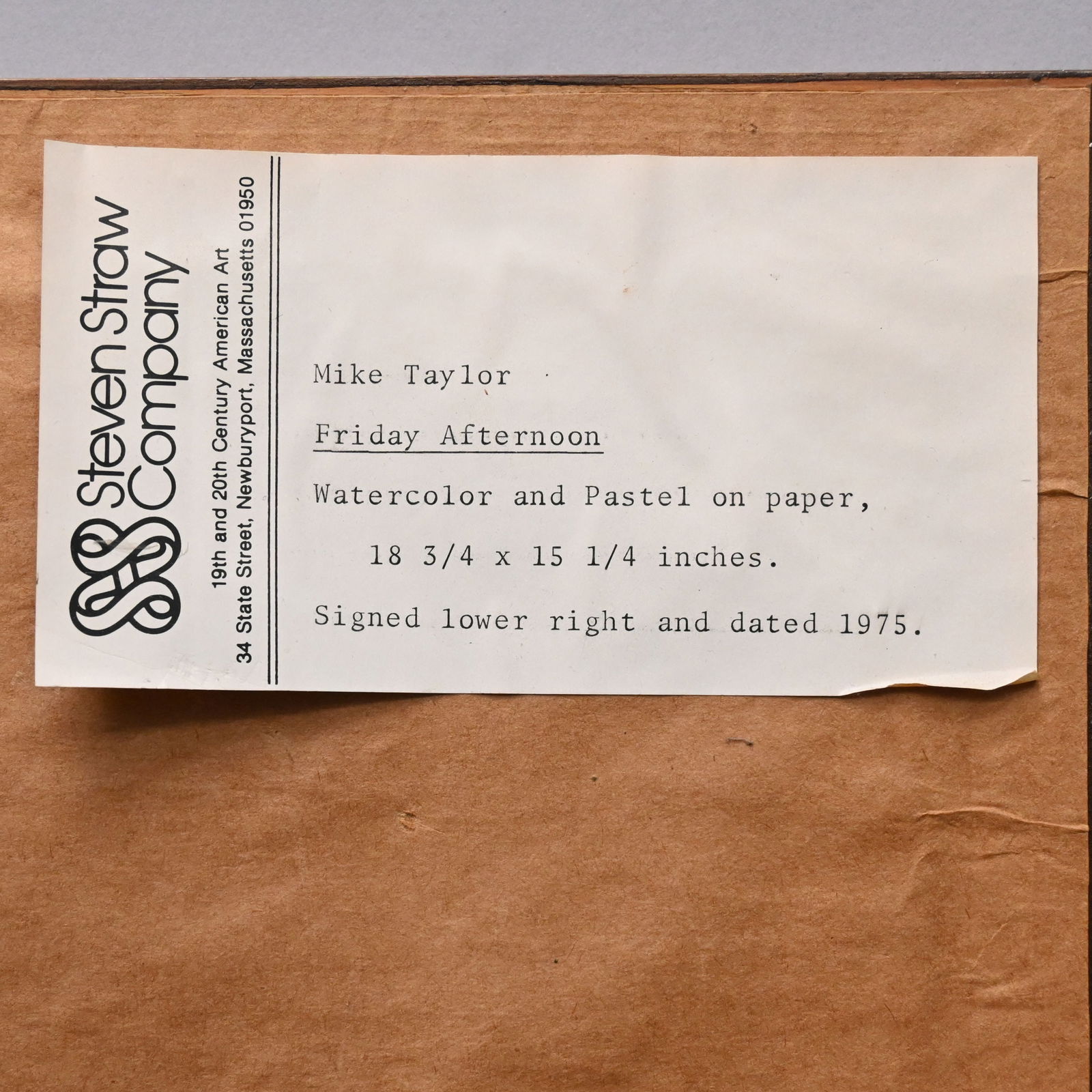 Michael Charles Taylor - Friday Afternoon - 5