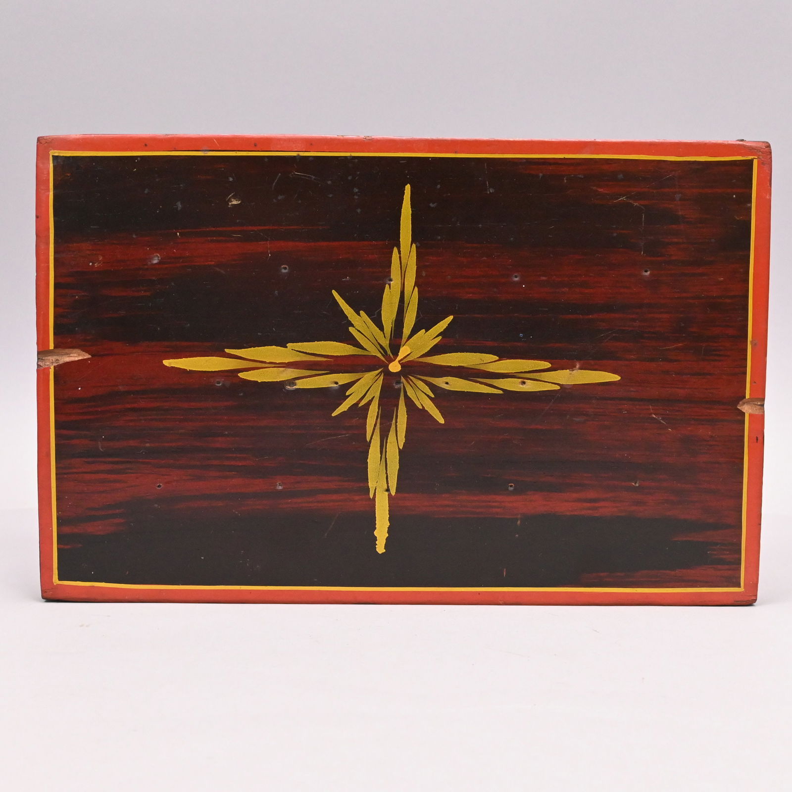 Two Paint-Decorated Wood Cricket Stools - 12