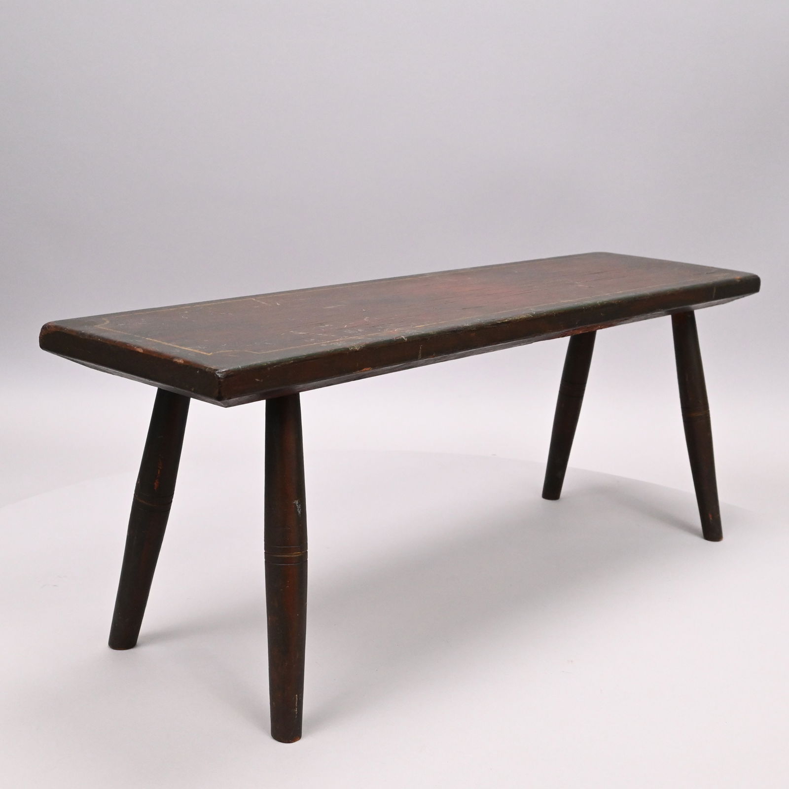 Two Paint-Decorated Wood Cricket Stools - 3