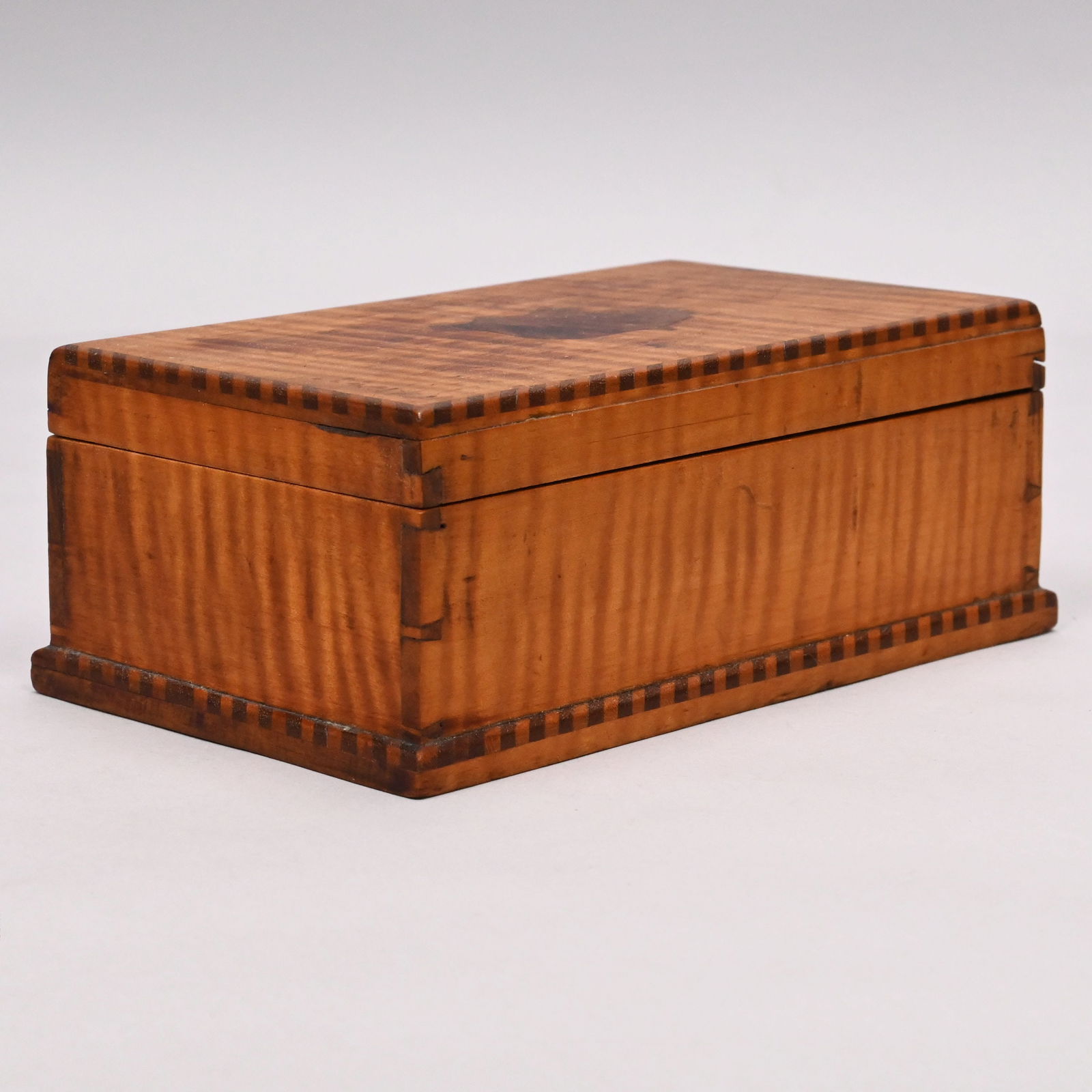 Two New England Maple Document Boxes, 19th Century - 9