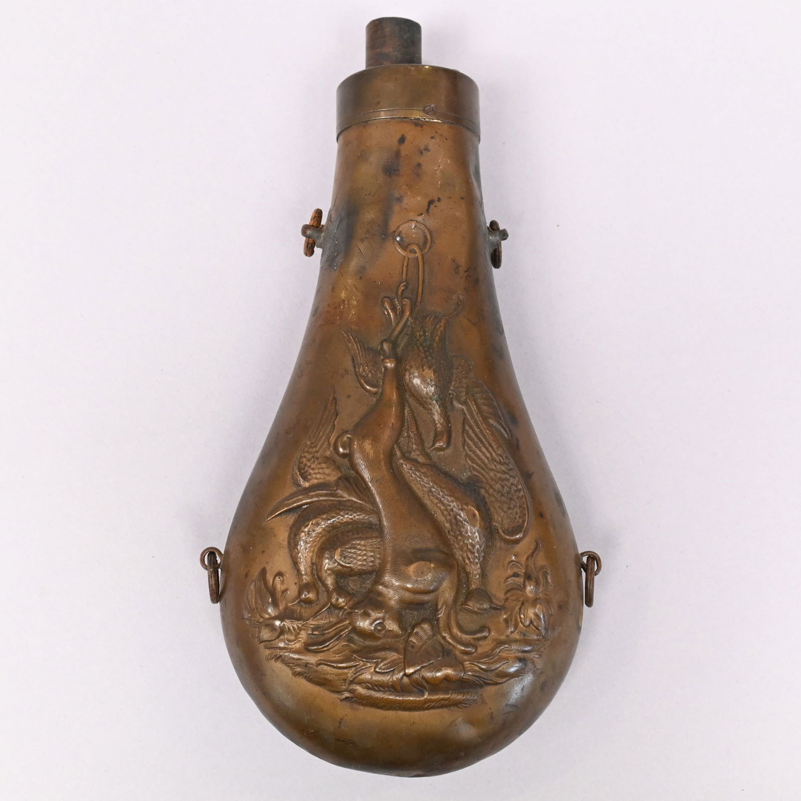 Five Powder Horns/ Flasks - 10