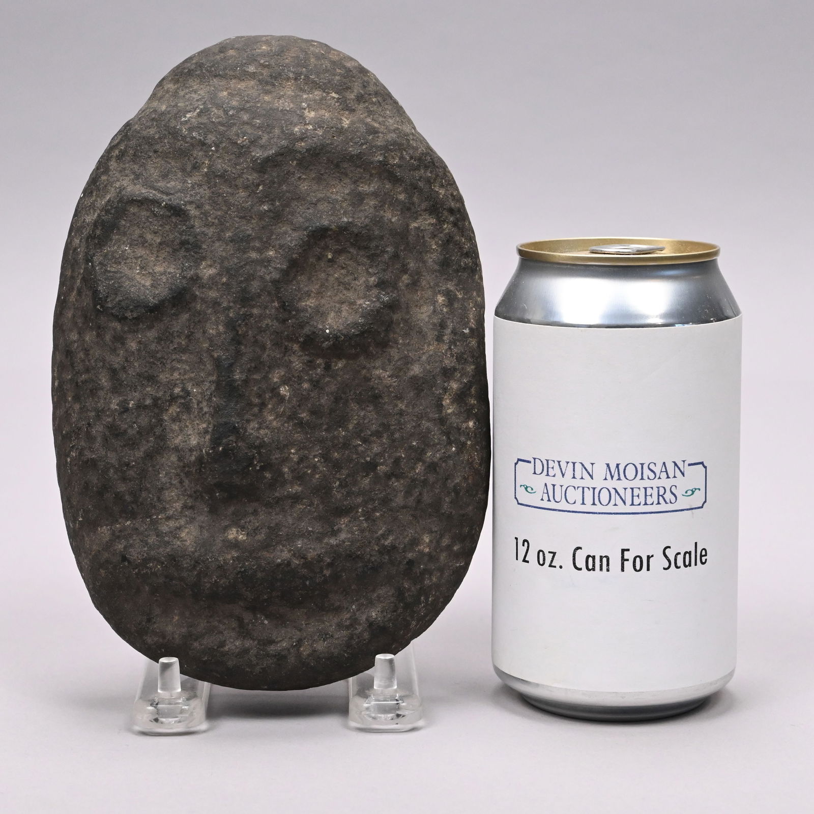 Ancient Carved Stone Mask - 3