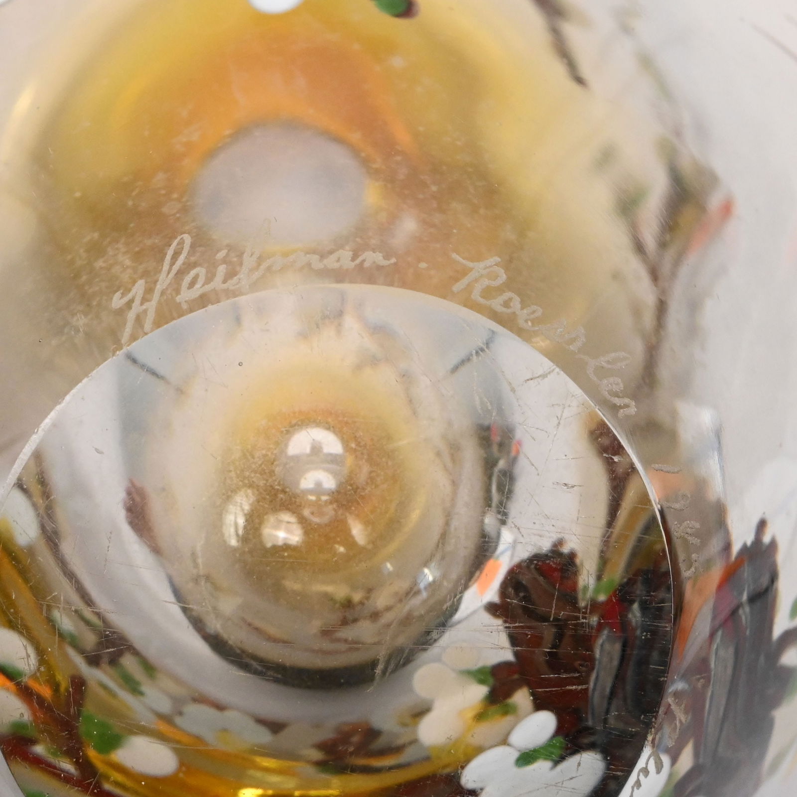 Heilman-Roessler "Plum" Studio Paperweight Vase - 7