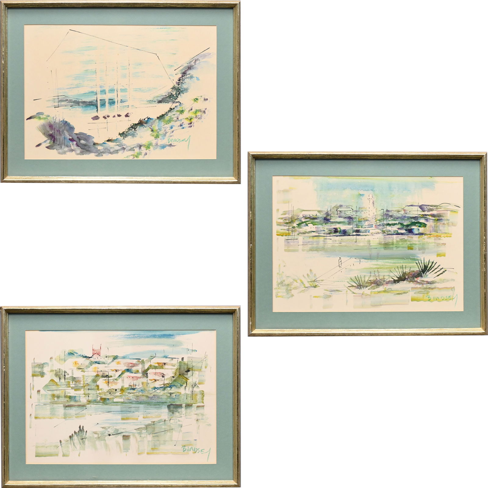 Alfred Birdsey - Three Coastal Views of Bermuda (1 of 10)