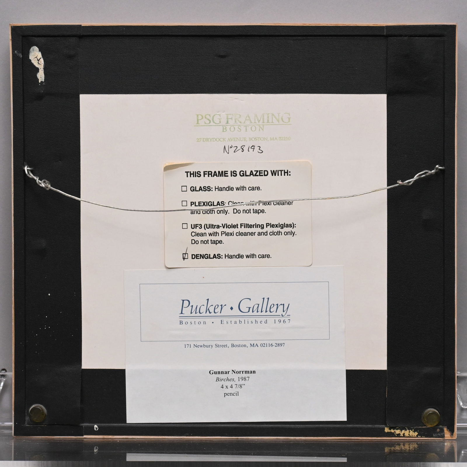 Gunnar Norrman - "Birches," 1987 - 3