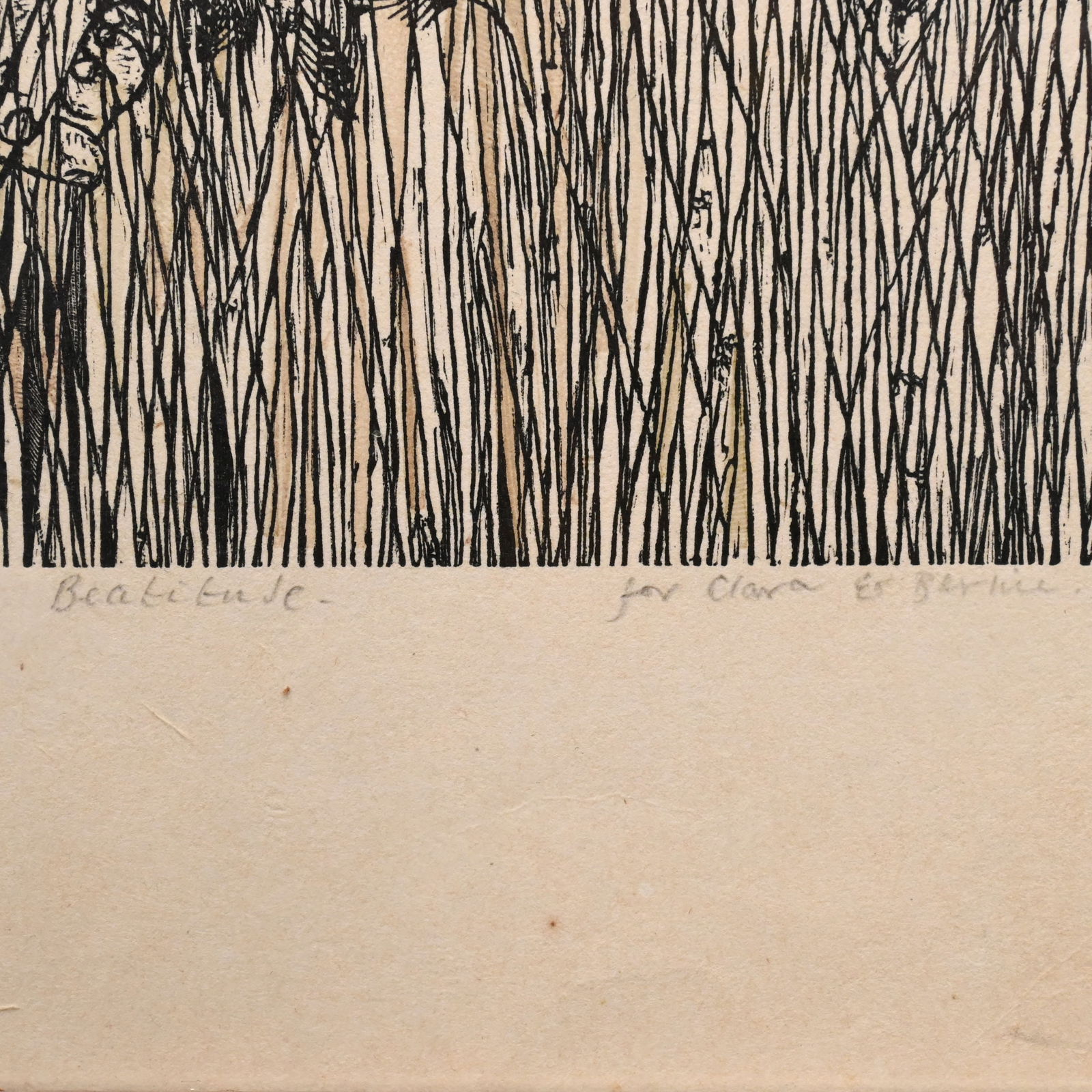 Leonard Baskin with Ben Shahn - "Beatitudes" - 4