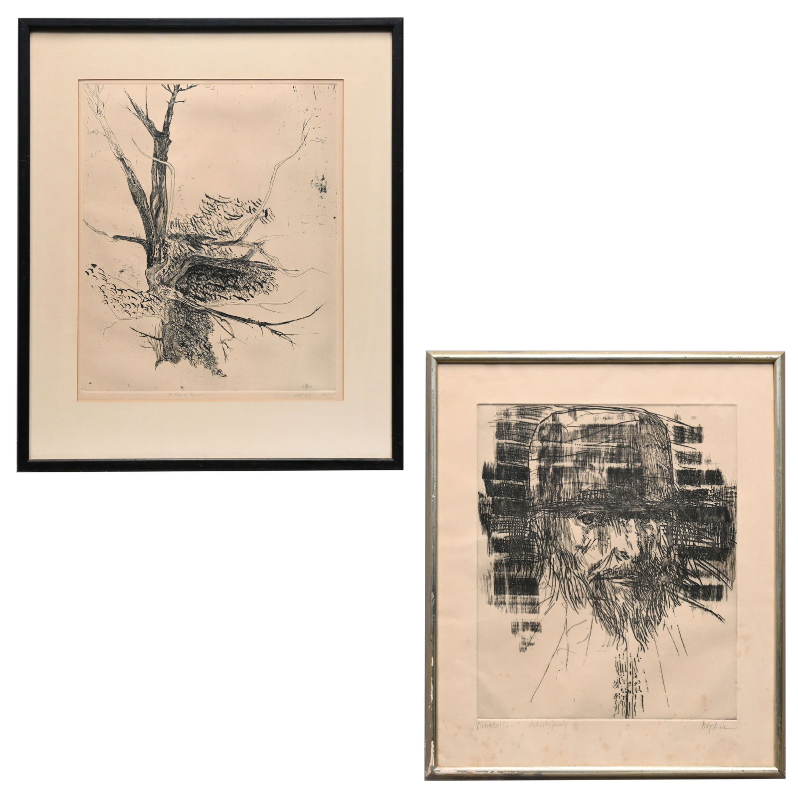 Leonard Baskin - "Thorn Apple Tree;" "Donatello" (1 of 9)