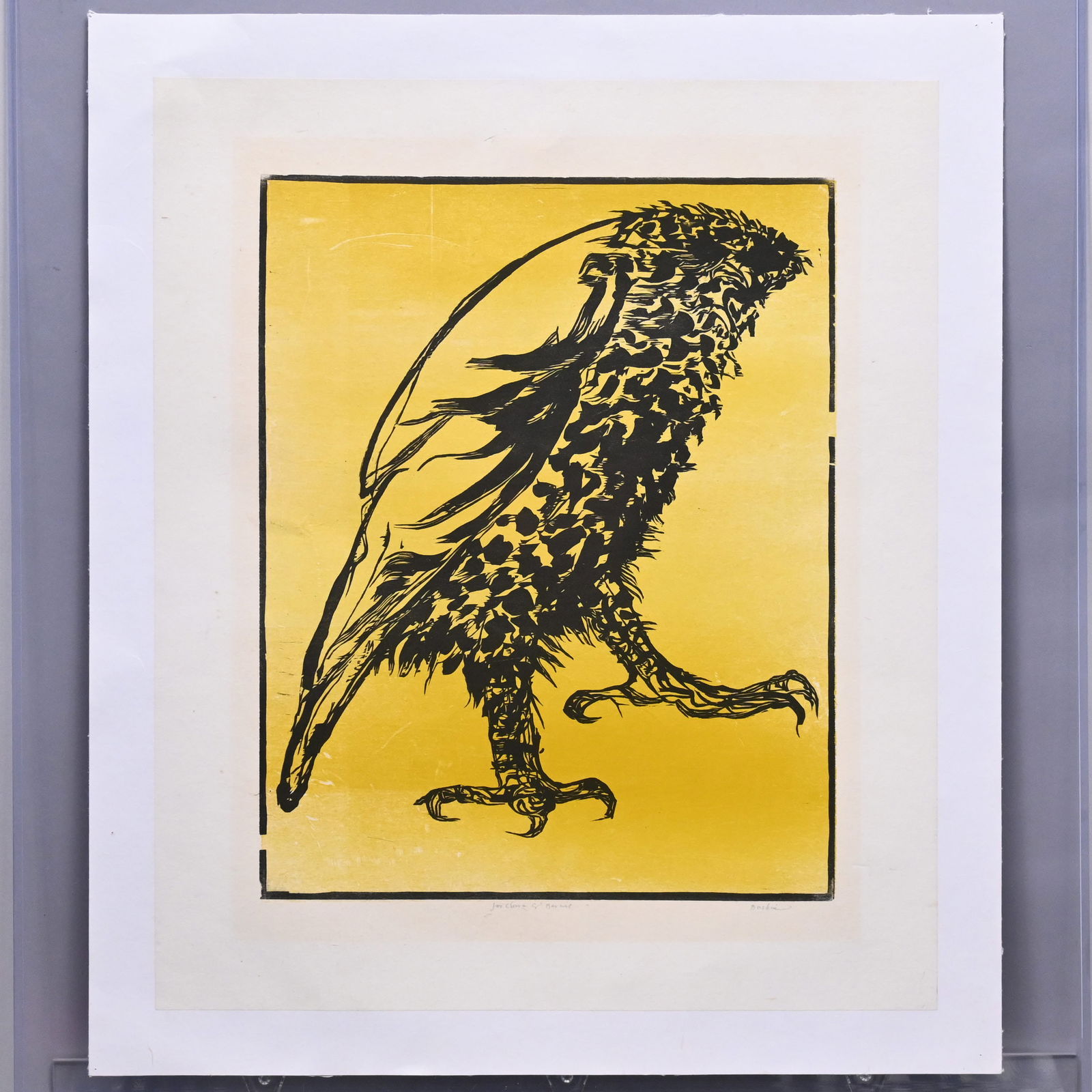 Leonard Baskin - "Owl" (1 of 4)