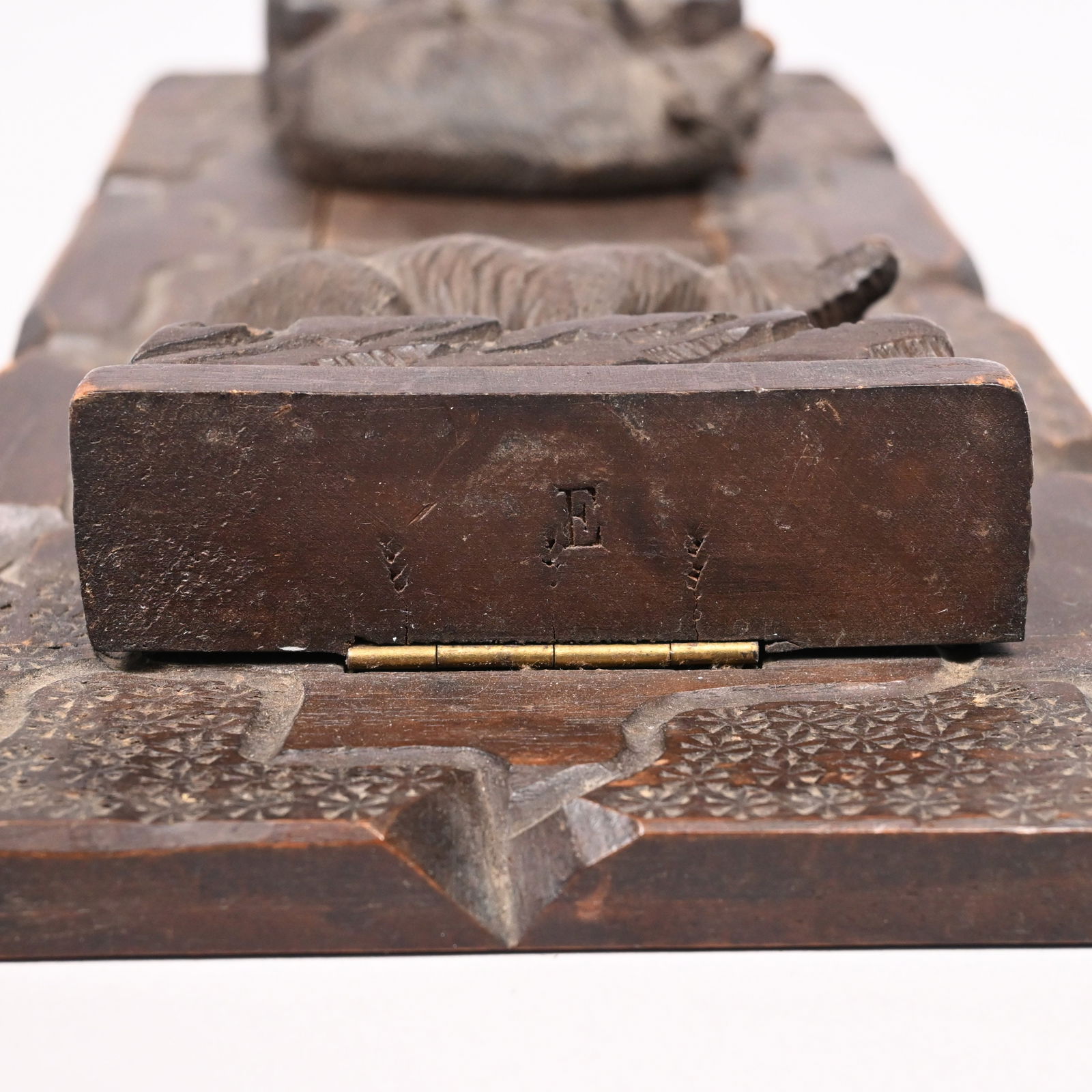 German Black Forest Carved Expandable Bookshelf - 11