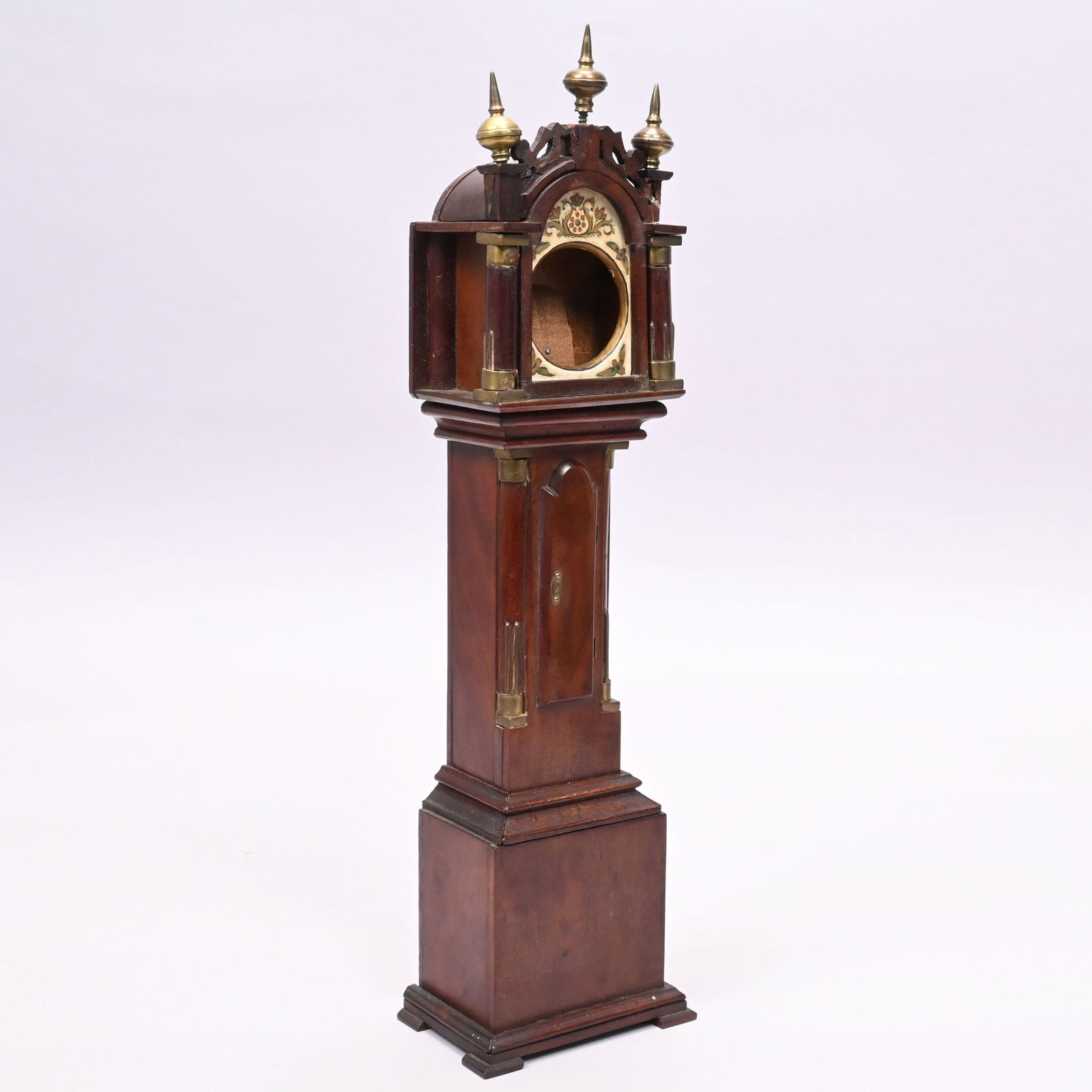 Chippendale Tall Clock Pocket Watch Hutch (1 of 7)